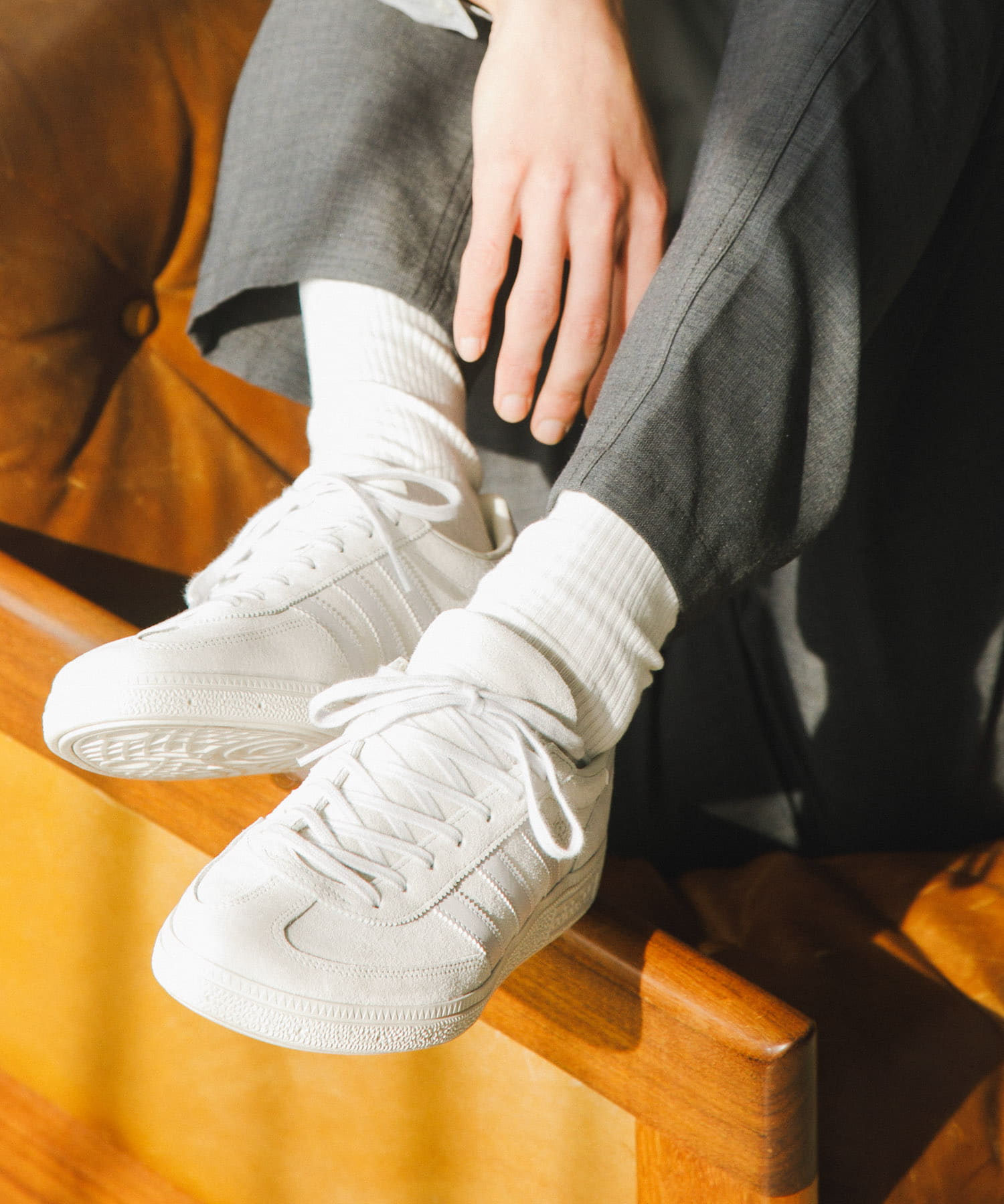 『別注』adidas×DOORS　HANDBALL SPEZIAL OFF/GRAY 25.5