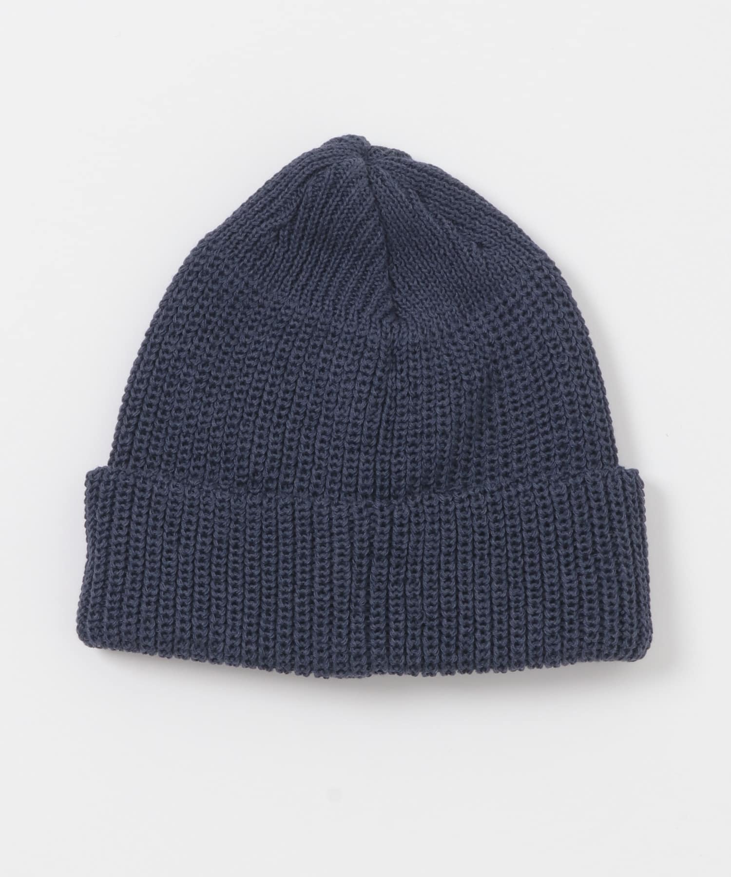 KIJIMA TAKAYUKI　COTTON ACRYLIC WATCH CAP NAVY one