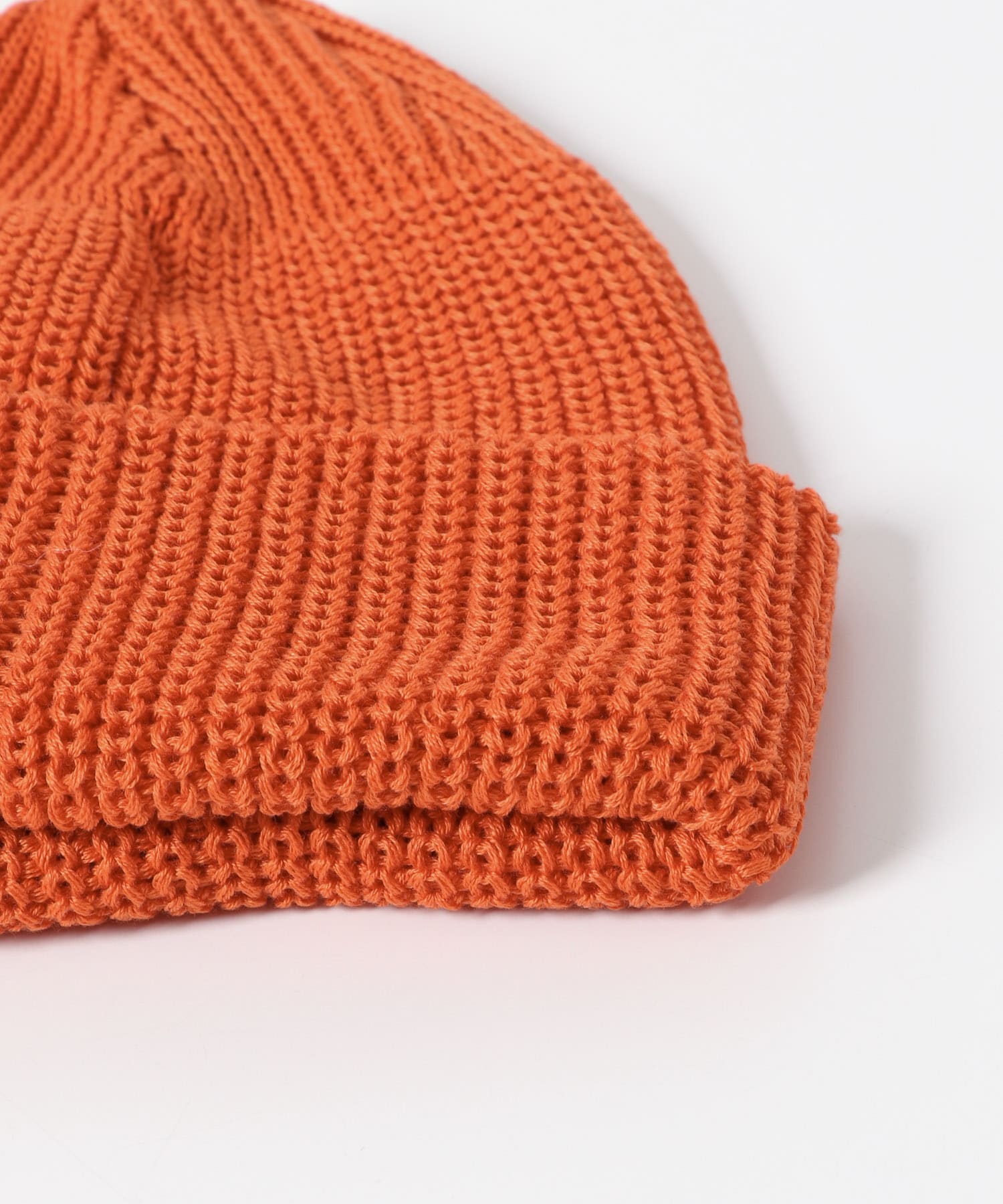 KIJIMA TAKAYUKI　COTTON ACRYLIC WATCH CAP ORANGE one