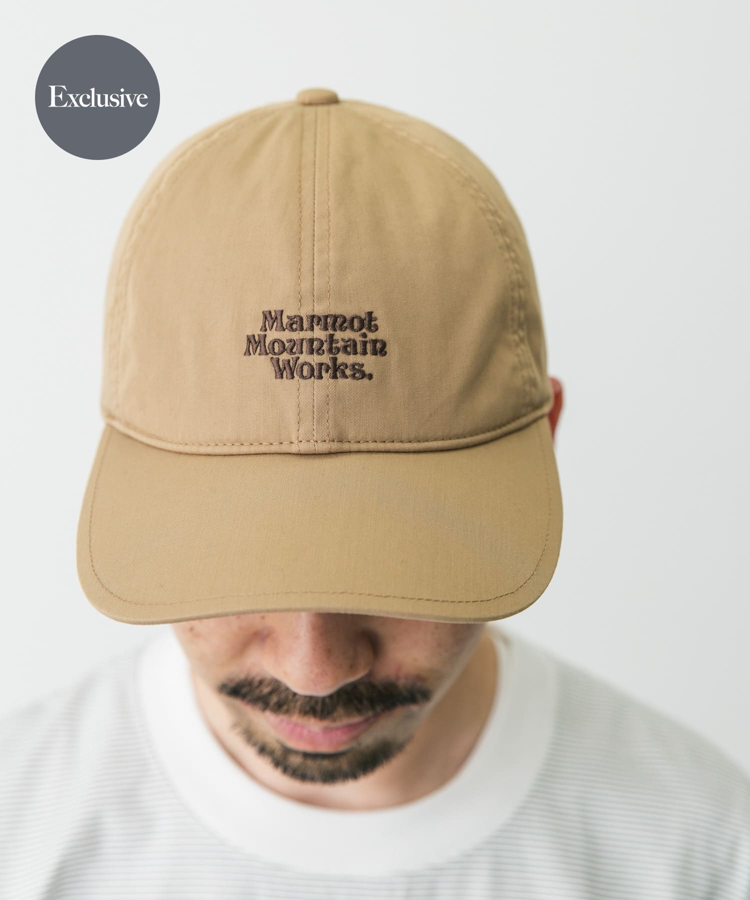 『別注』Marmot×DOORS　MMW 6Panel Cap BEIGE one