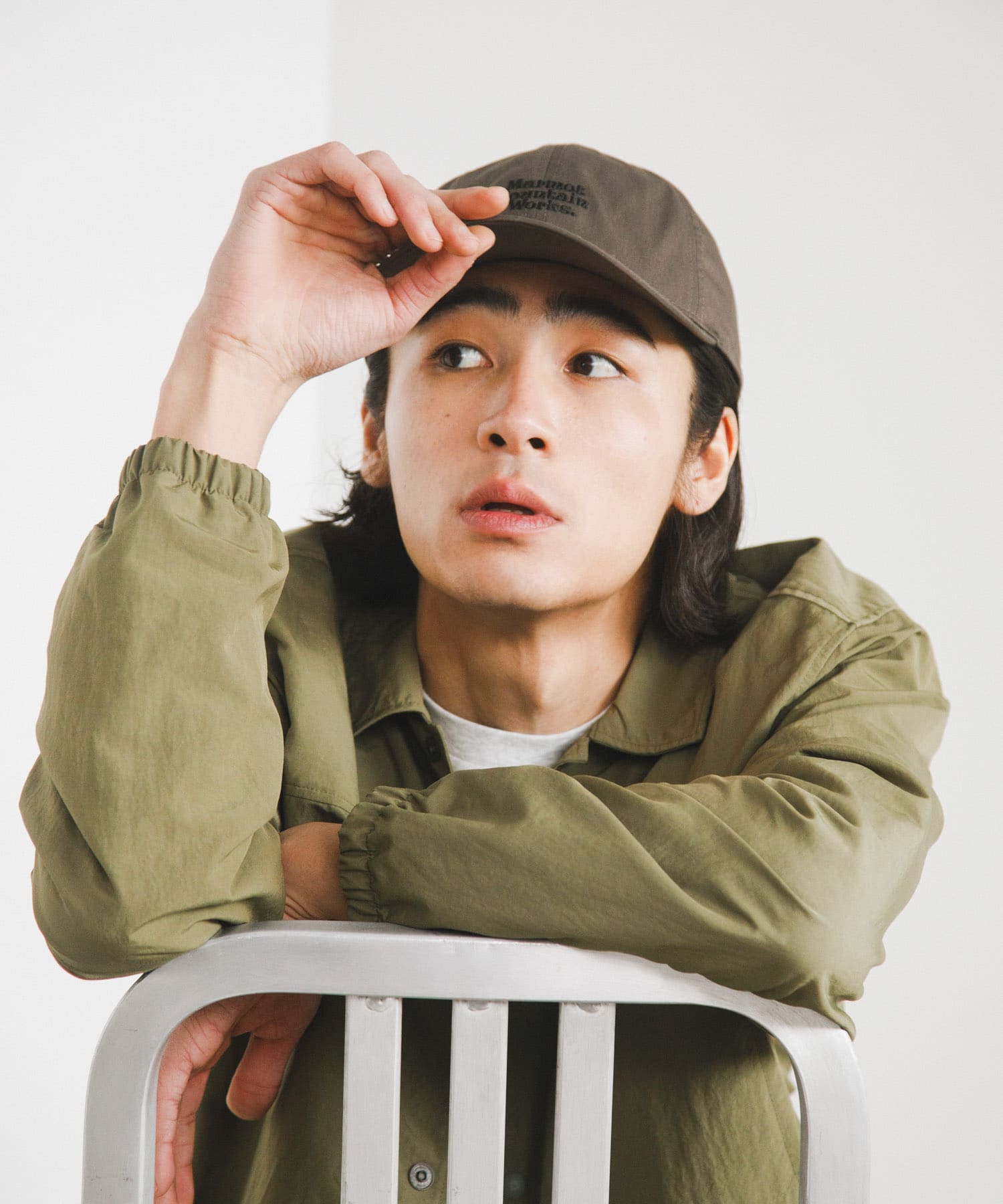 『別注』Marmot×DOORS　MMW 6Panel Cap OLIVE one