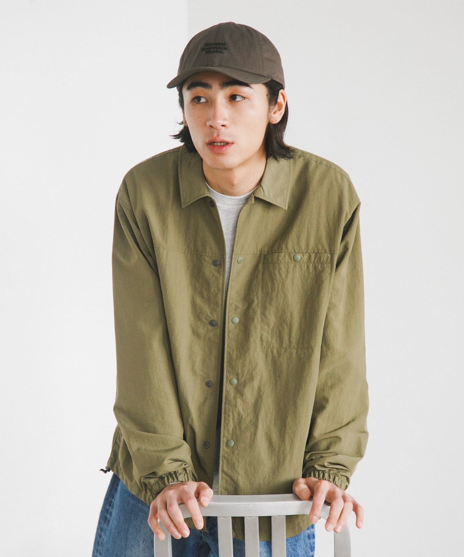 『別注』Marmot×DOORS　MMW 6Panel Cap OLIVE one