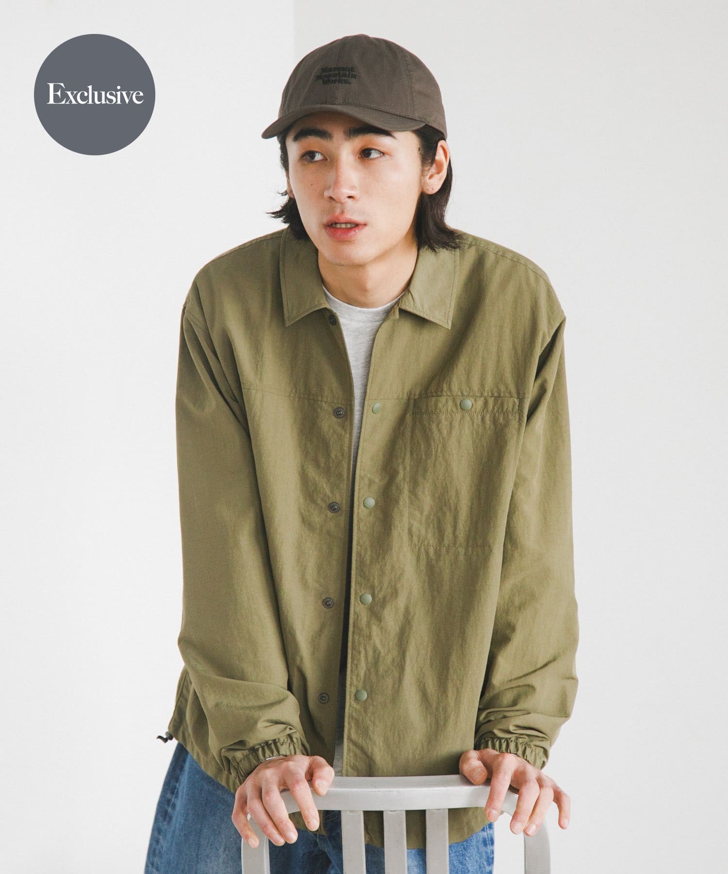 別注』Marmot×DOORS Coach Shirts Jackets(M KHAKI): アウター｜URBAN