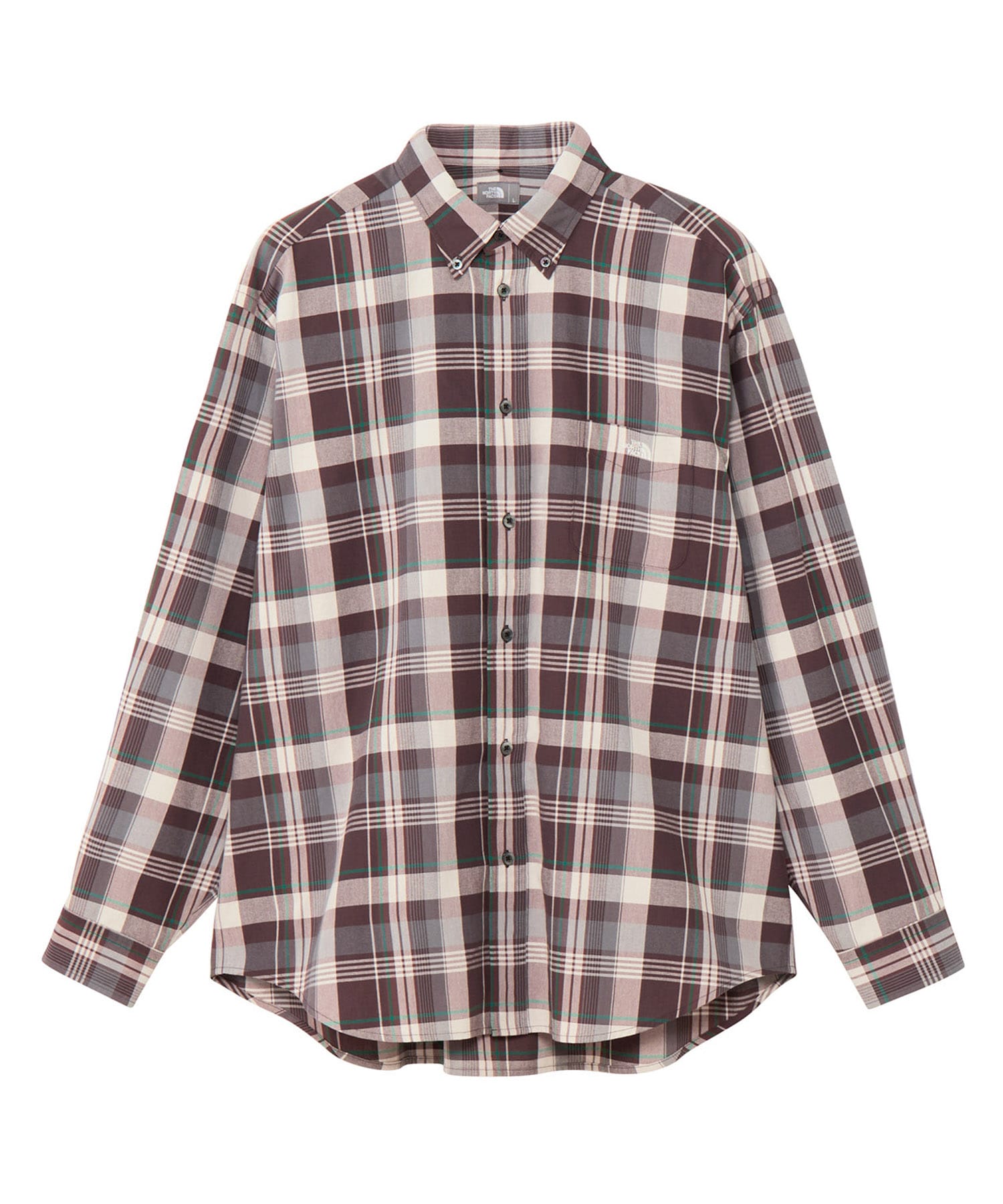 THE NORTH FACE　Long-Sleeve Madras Shirts BG M