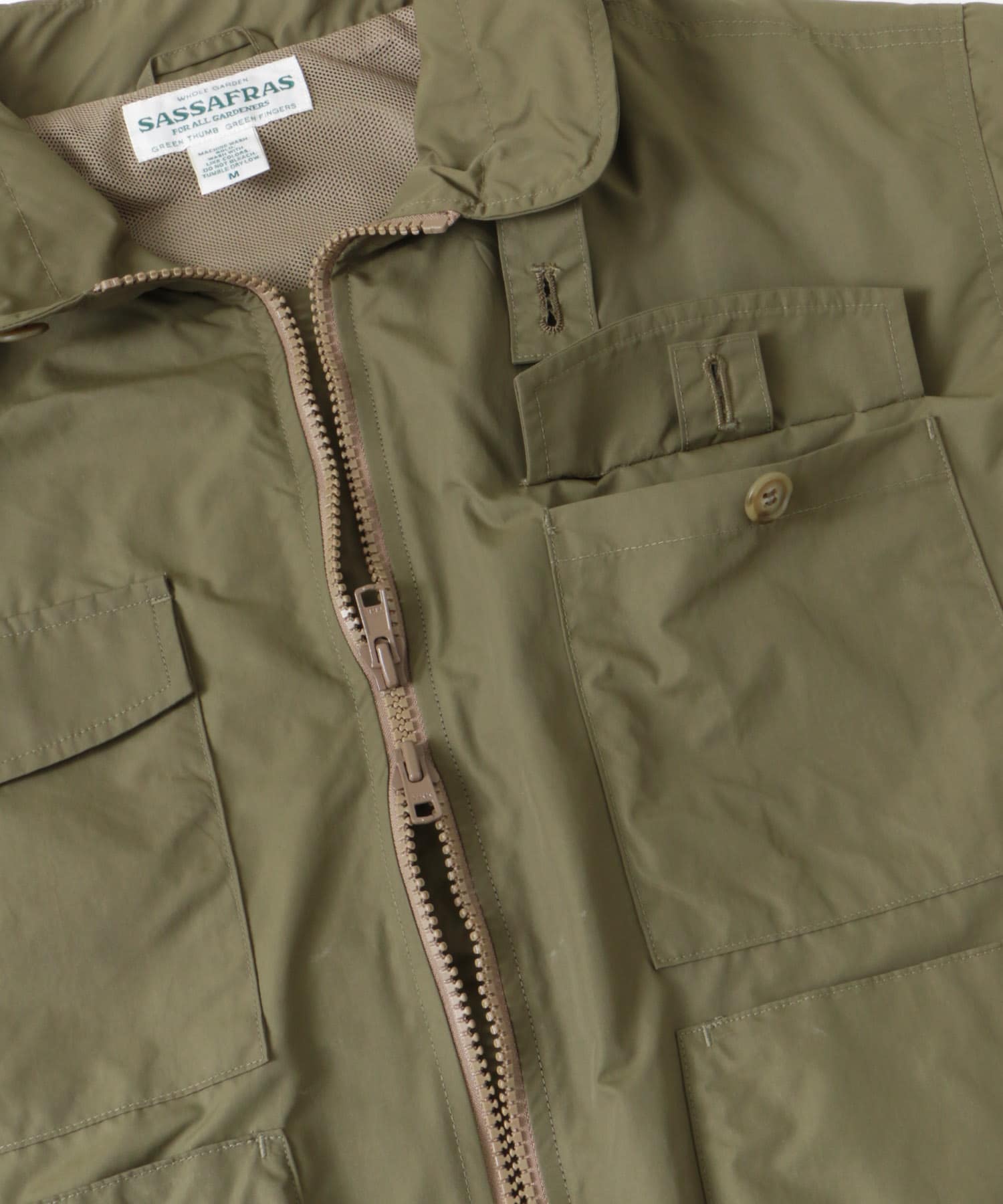 SASSAFRAS　D/C Armor Jacket Light Olive S