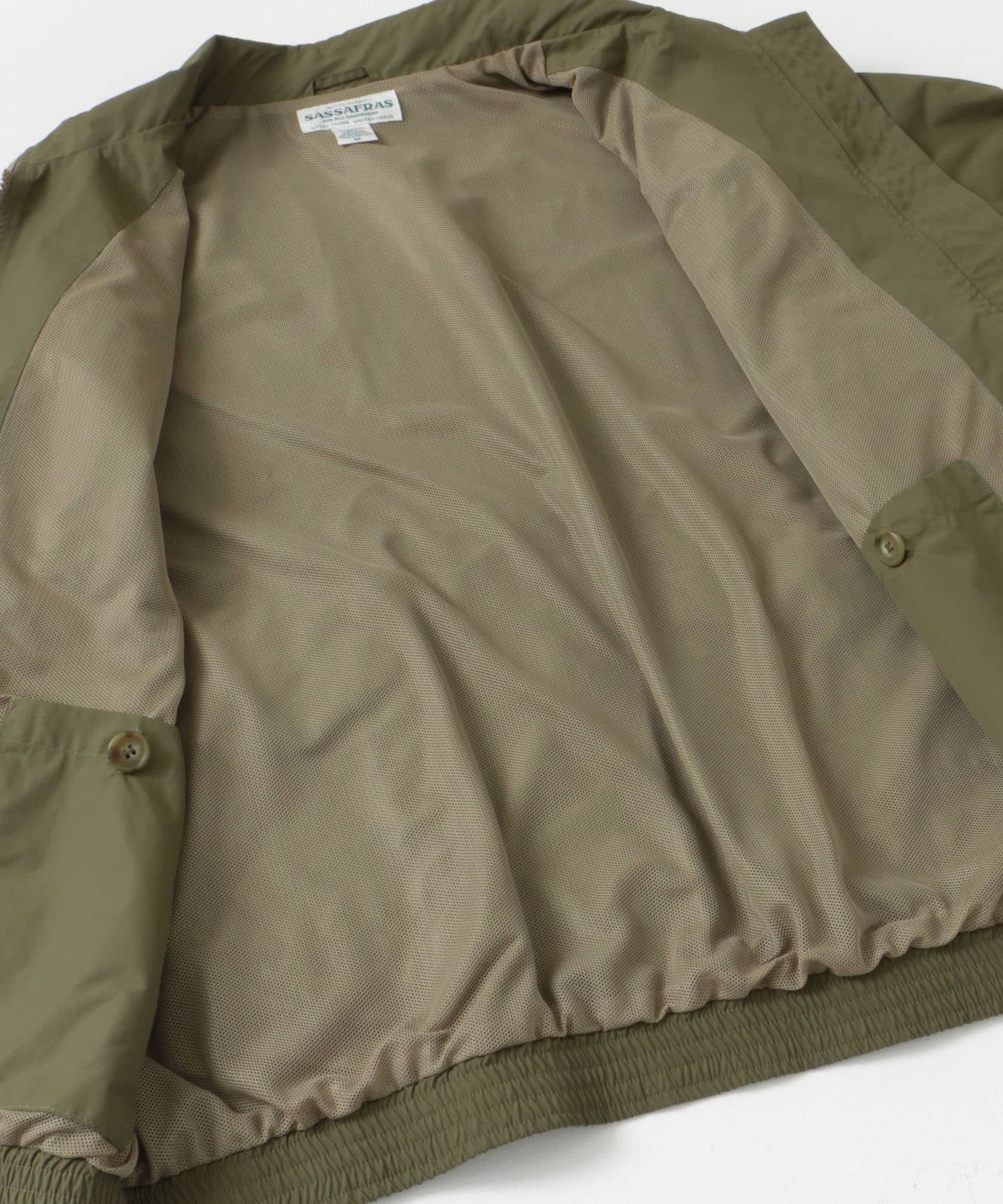 SASSAFRAS　D/C Armor Jacket Light Olive S