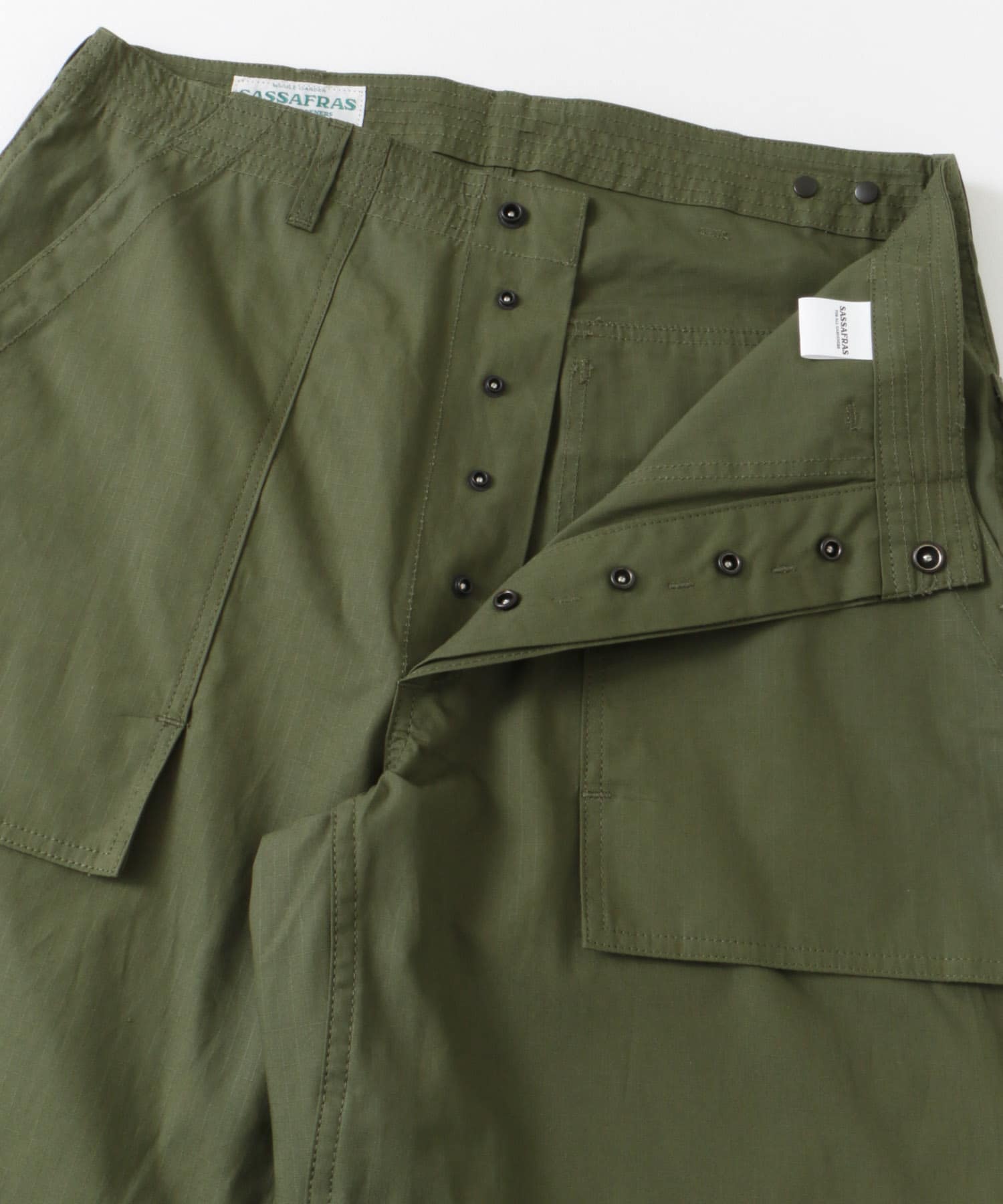 SASSAFRAS　F.S.Cultivator Pants Olive S