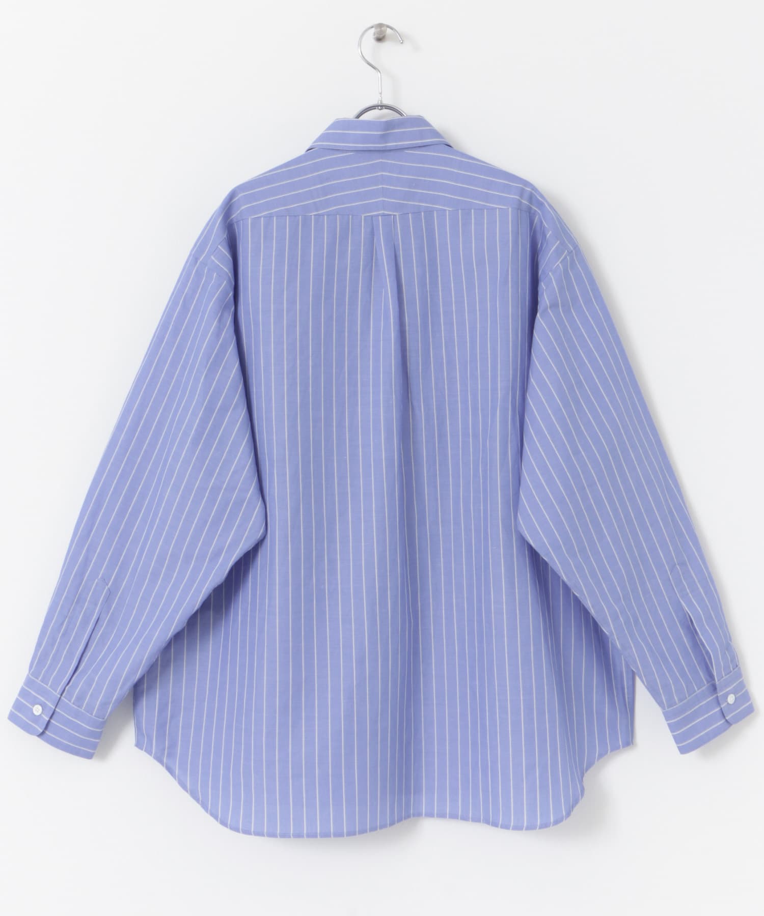 STILL BY HAND　Oversized shirts BLUESTRIPE 46