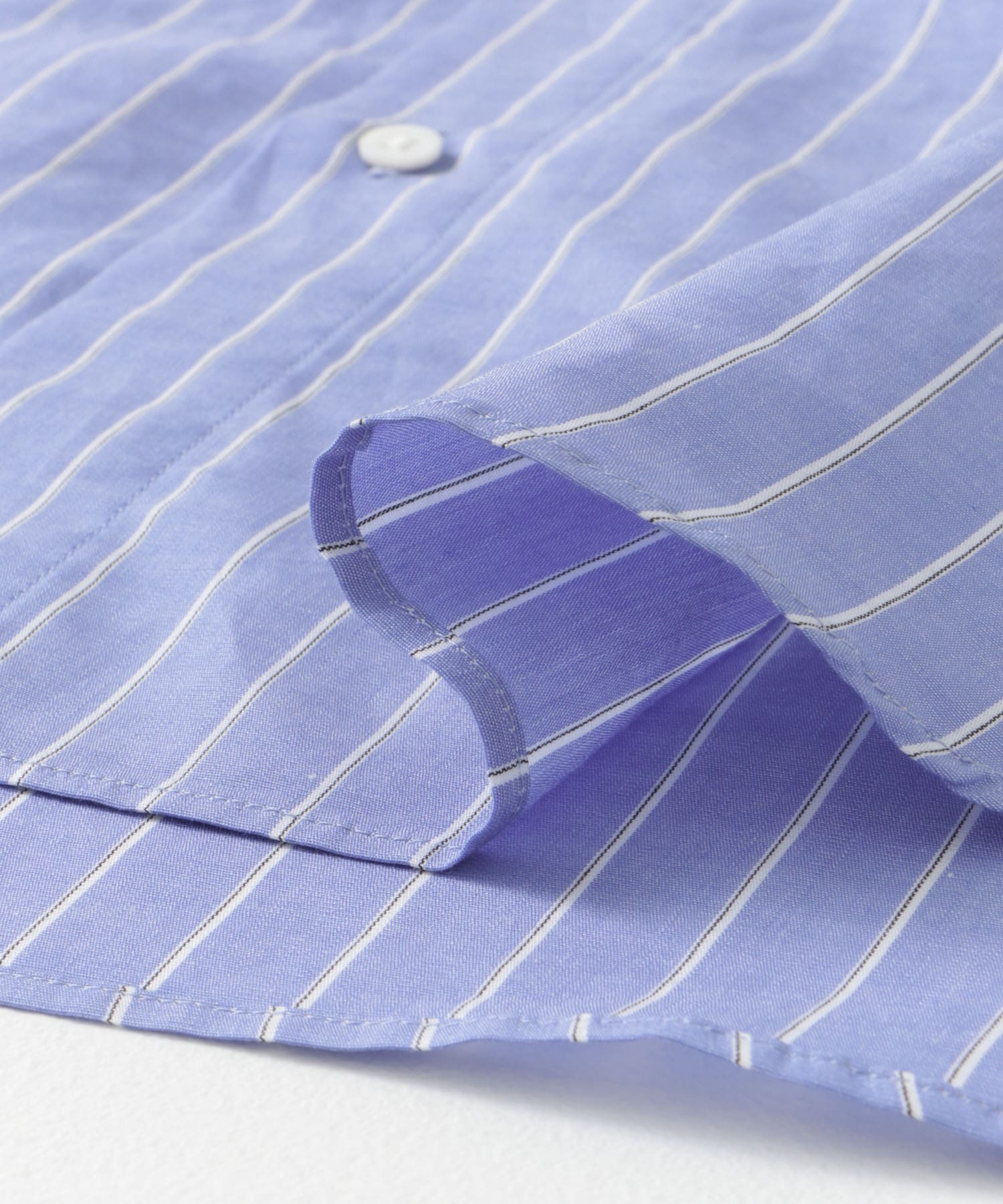 STILL BY HAND　Oversized shirts BLUESTRIPE 46