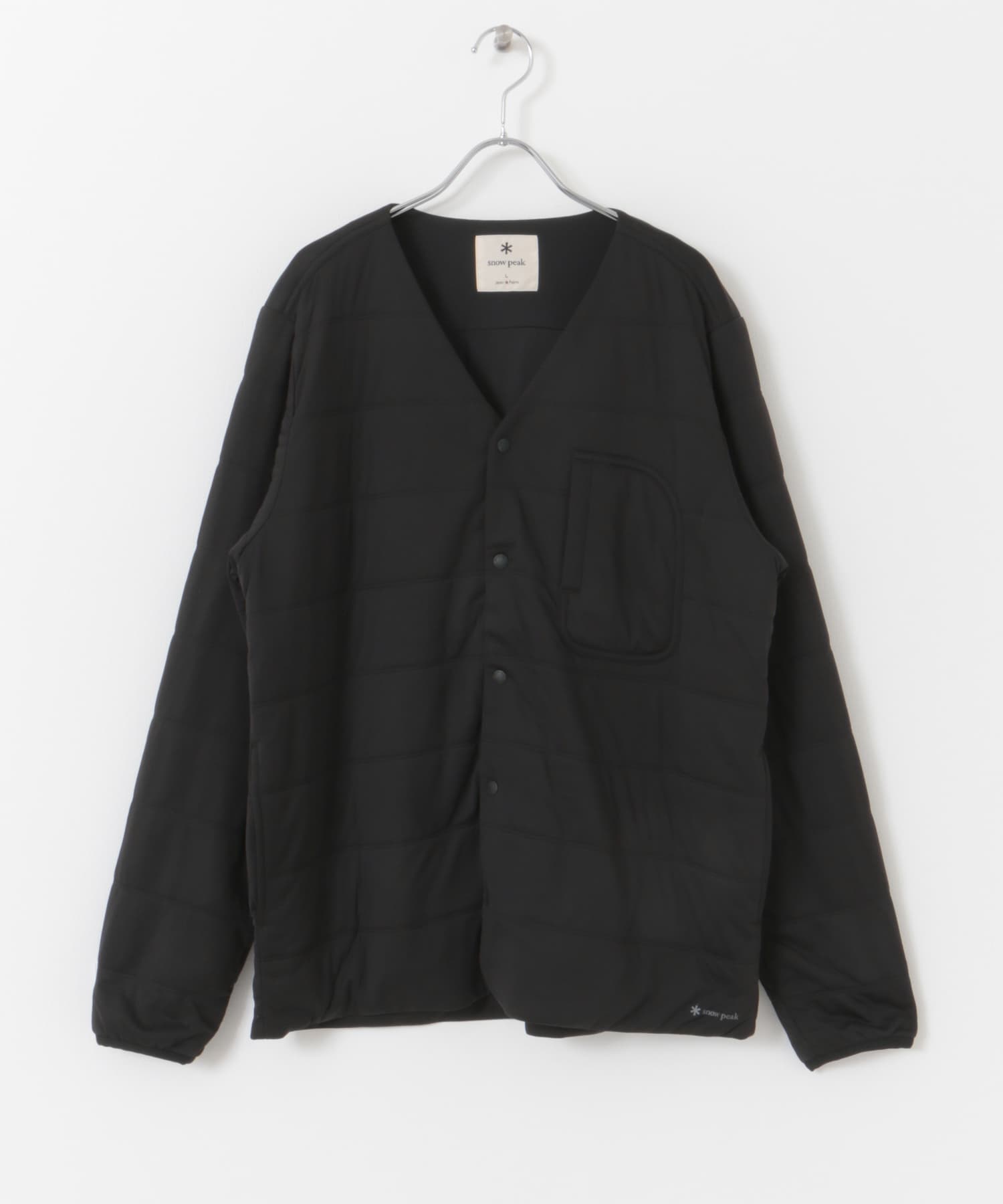 Snow Peak Apparel　FlexibleInsulatedCardigan BLACK M