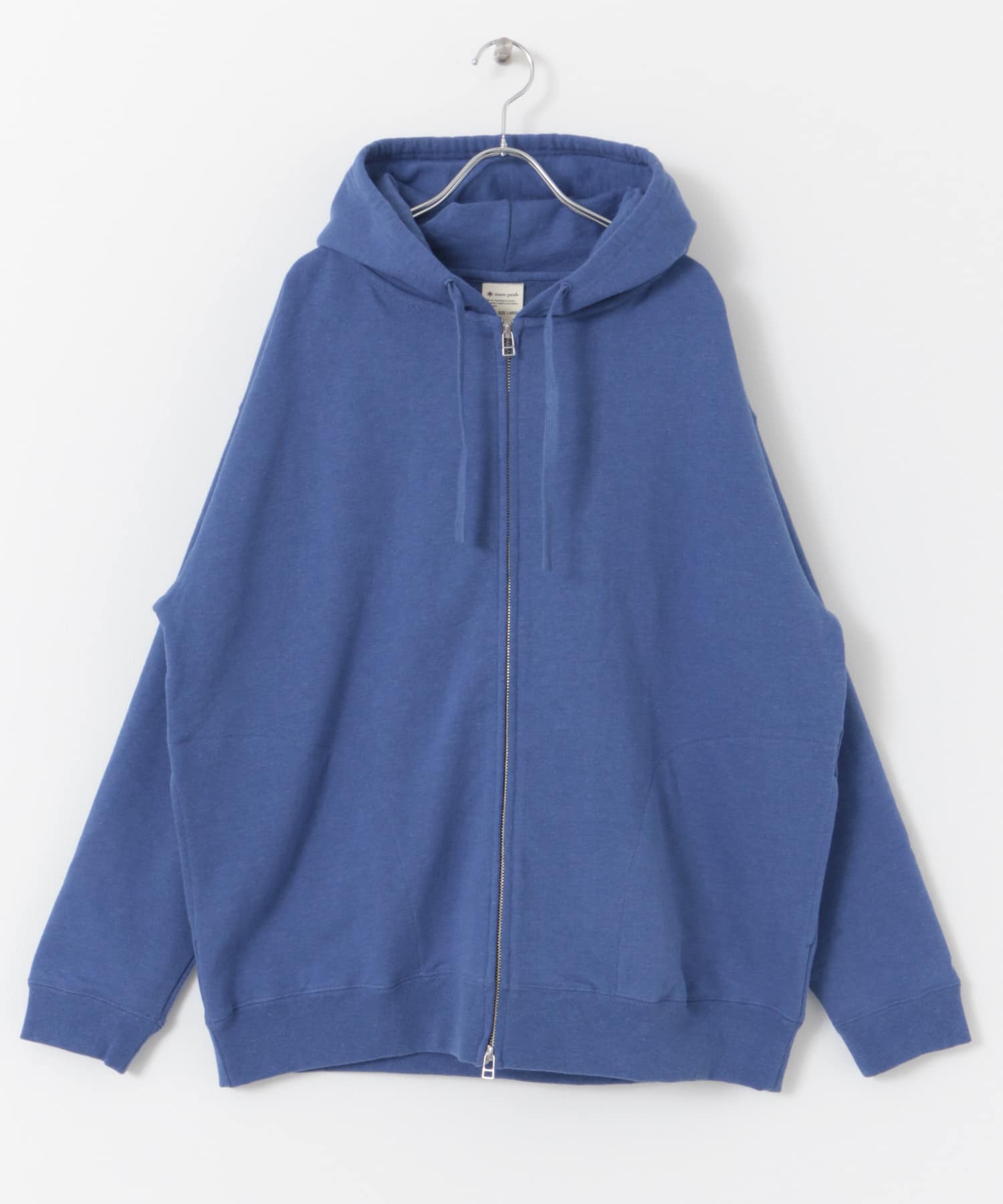 Snow Peak Apparel　RecycledCottonZipUpParka BLUE M