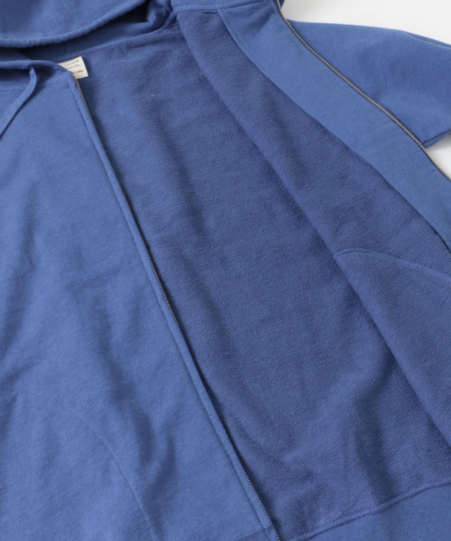 Snow Peak Apparel　RecycledCottonZipUpParka BLUE M