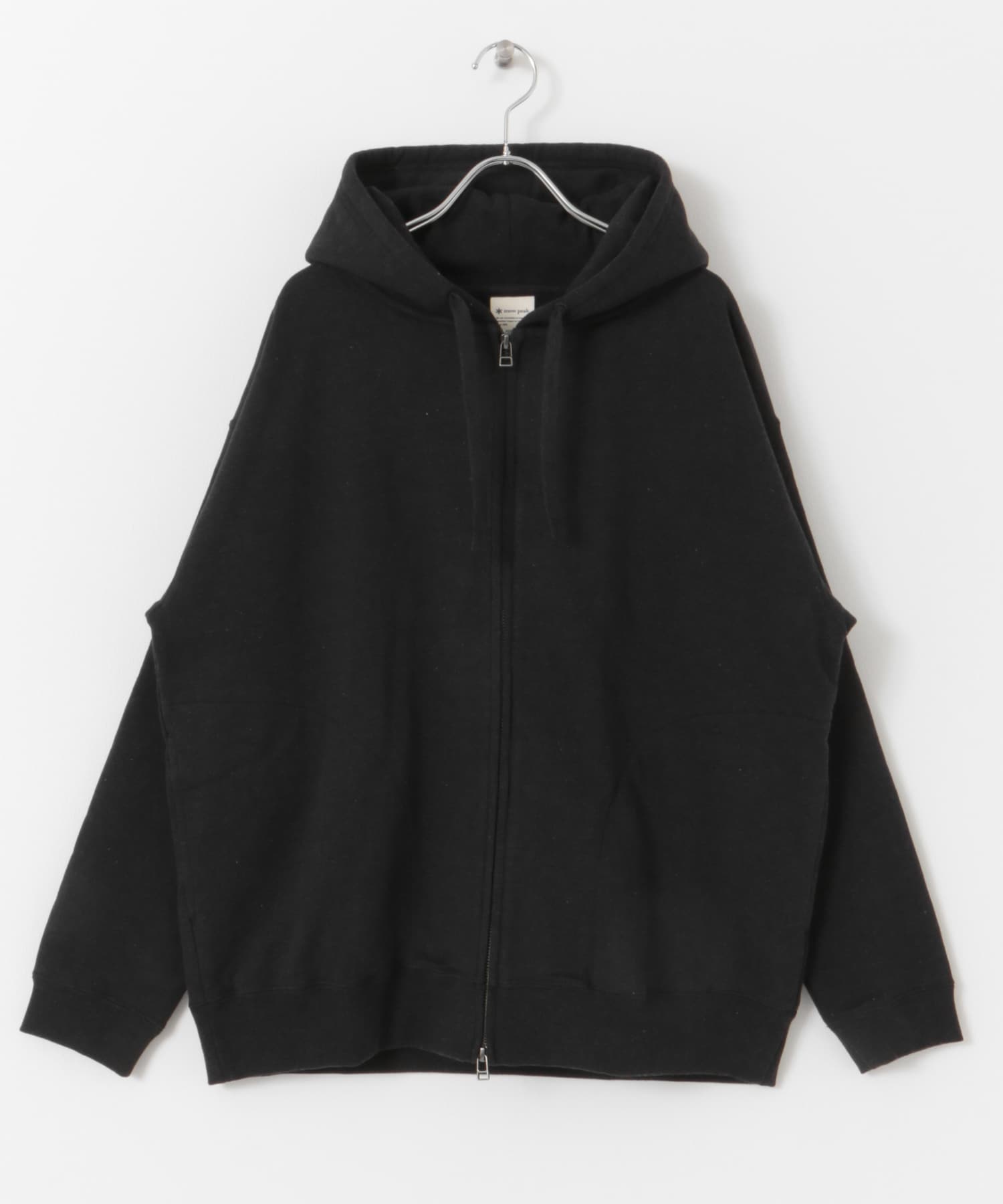 Snow Peak Apparel　RecycledCottonZipUpParka BLACK M
