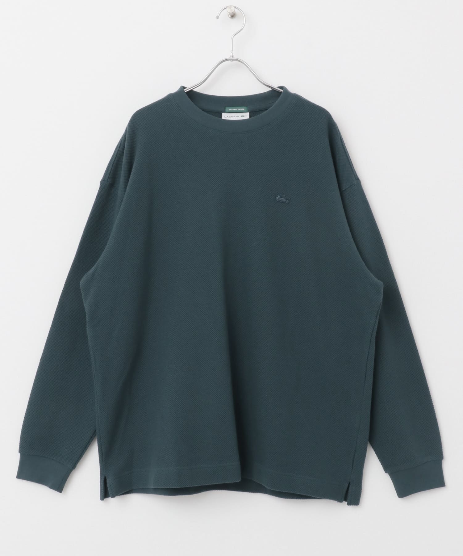 『別注』LACOSTE×DOORS　thick pique crew long-sleeve FAUCON 3