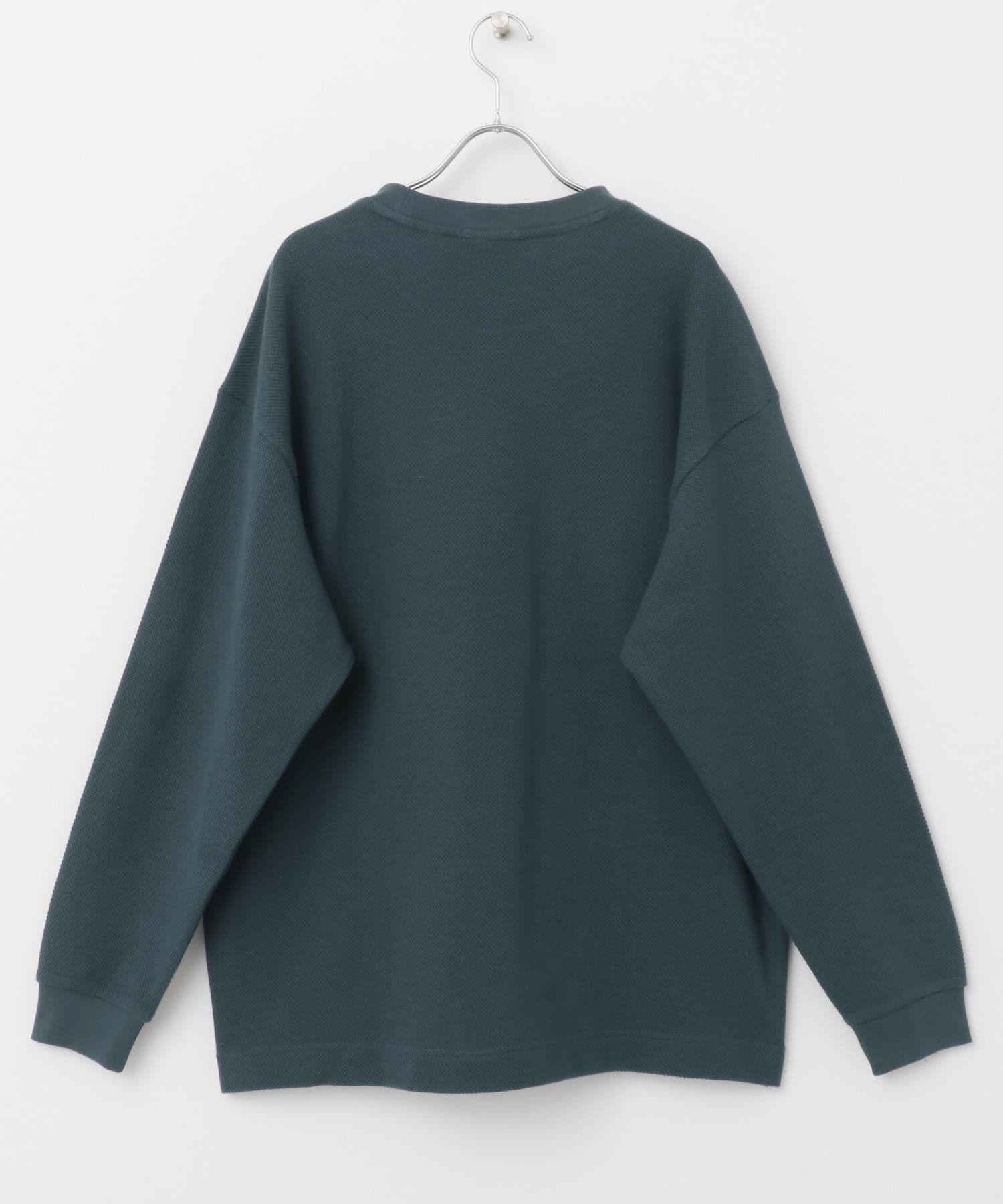 『別注』LACOSTE×DOORS　thick pique crew long-sleeve FAUCON 3