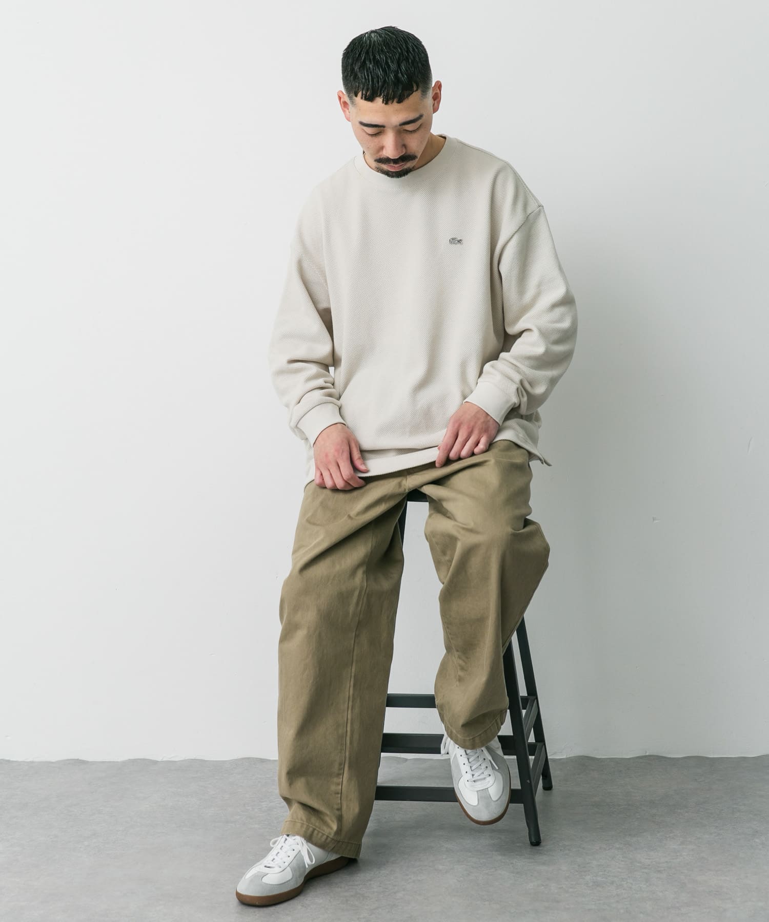 ご確認用　ラゴプス FW25 Fashion Show』ポロカラーダブルフェイススウェット SF3670