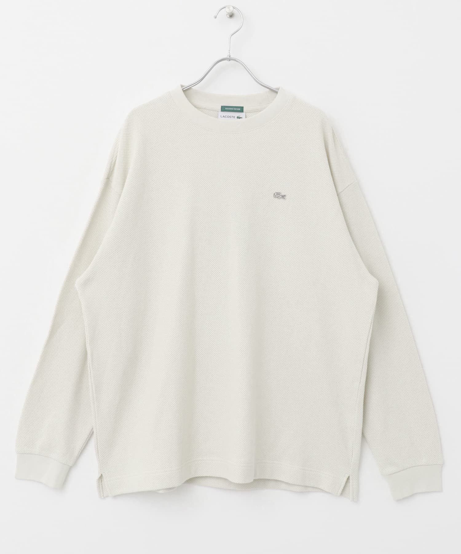 『別注』LACOSTE×DOORS　thick pique crew long-sleeve HAMMAM 3