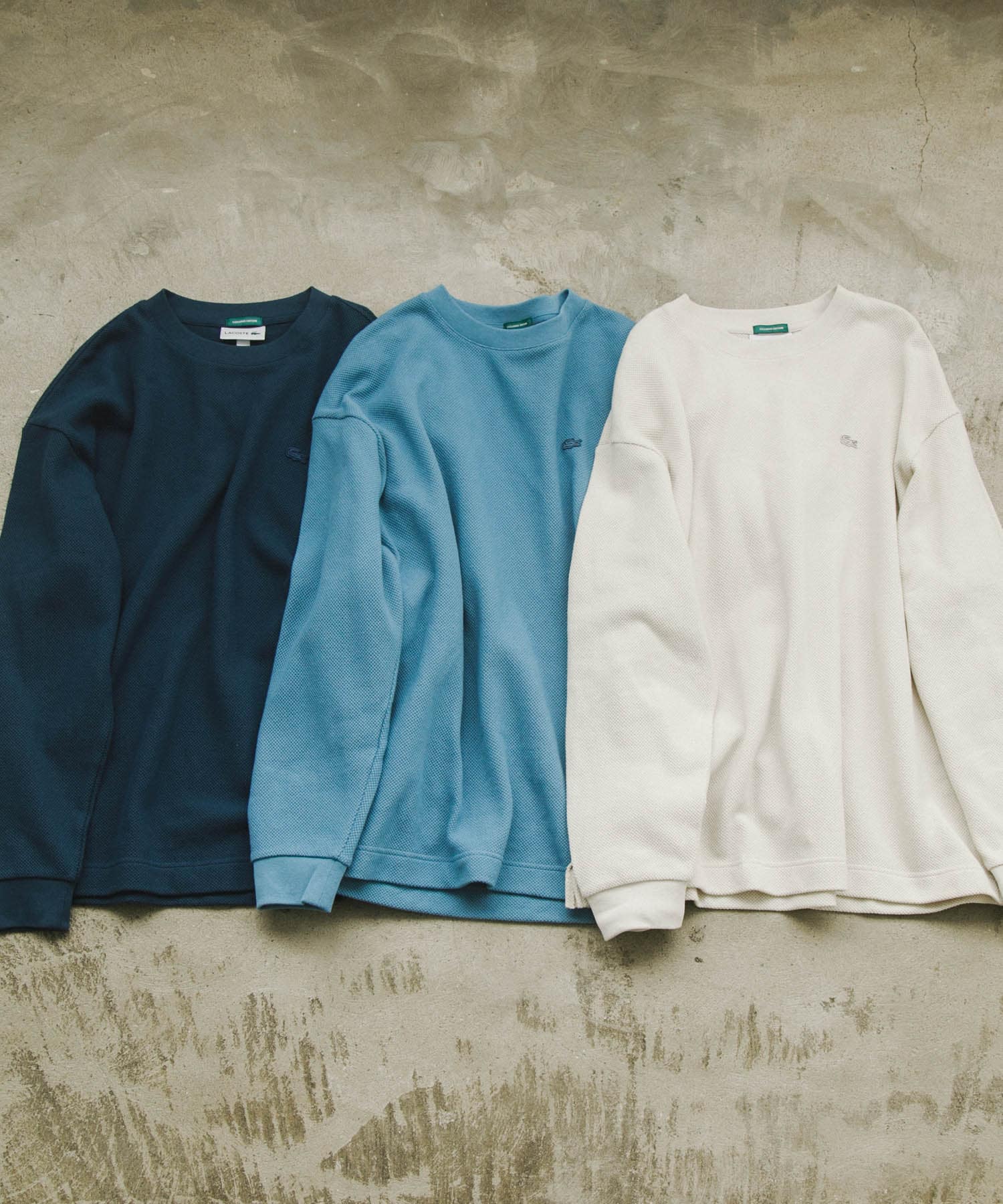 『別注』LACOSTE×DOORS　thick pique crew long-sleeve CALLUNA 5