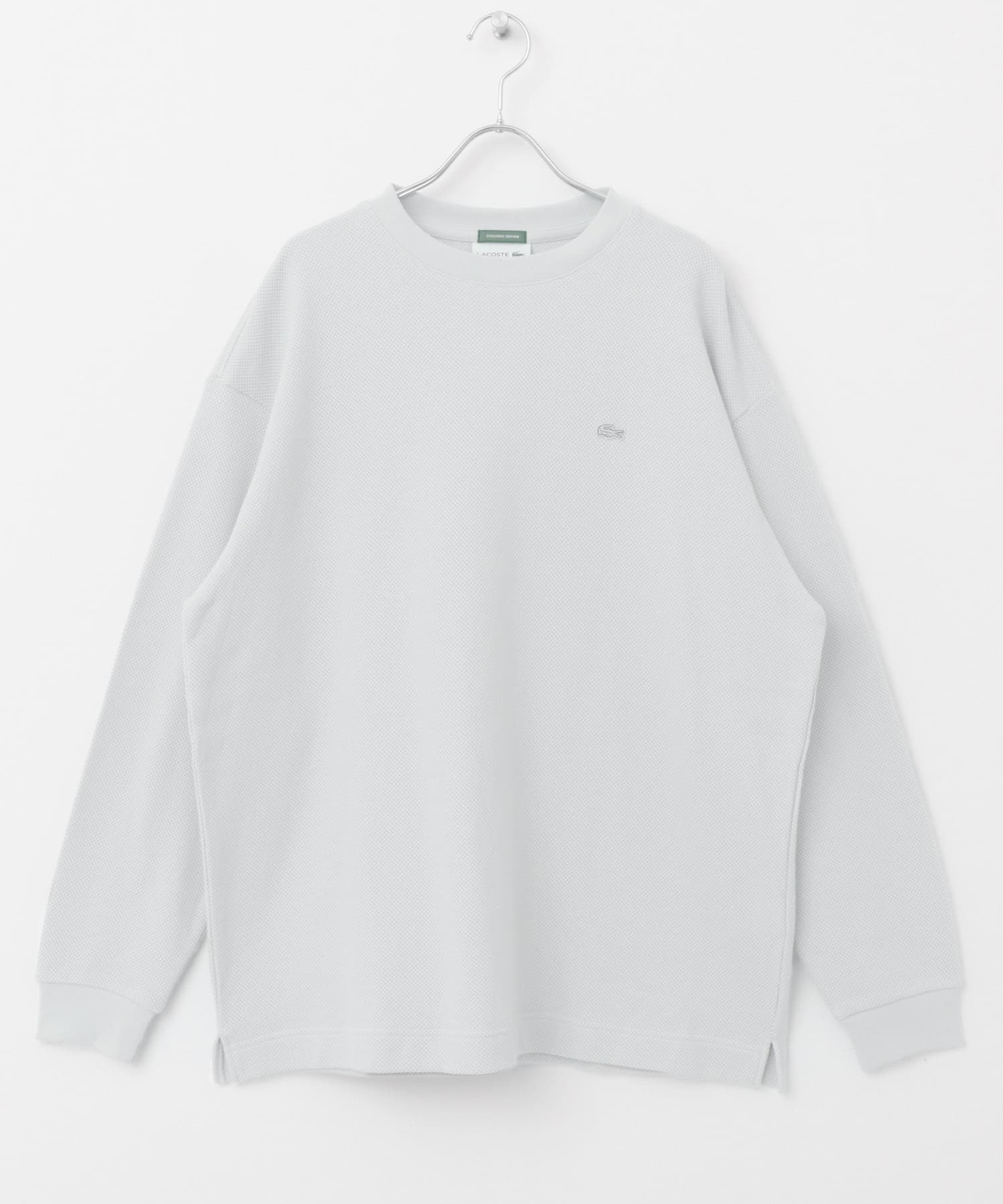 別注』LACOSTE×DOORS thick pique crew long-sleeve(3 HAMMAM
