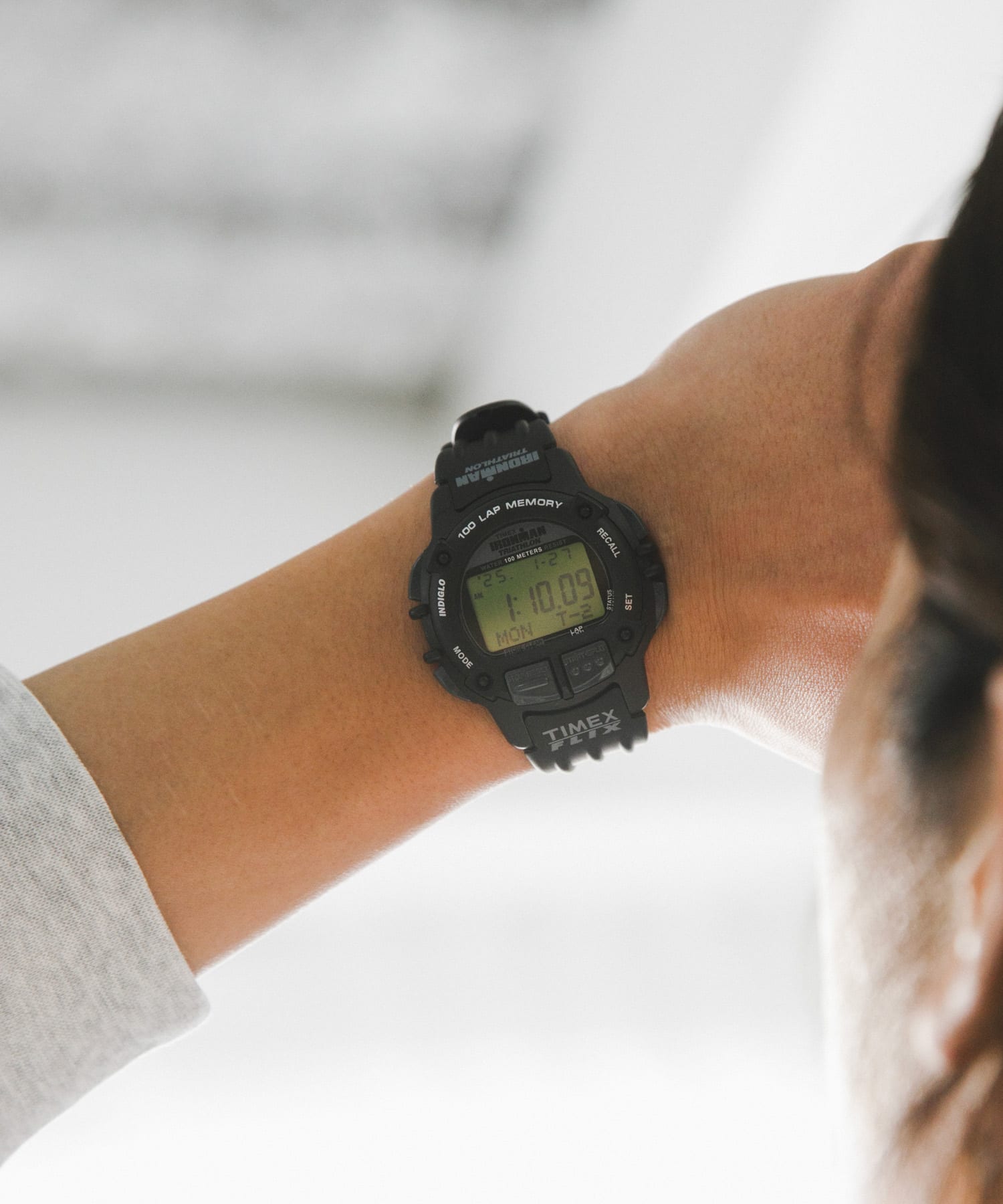 TIMEX　Exclusive IRONMANFlix100 Black one