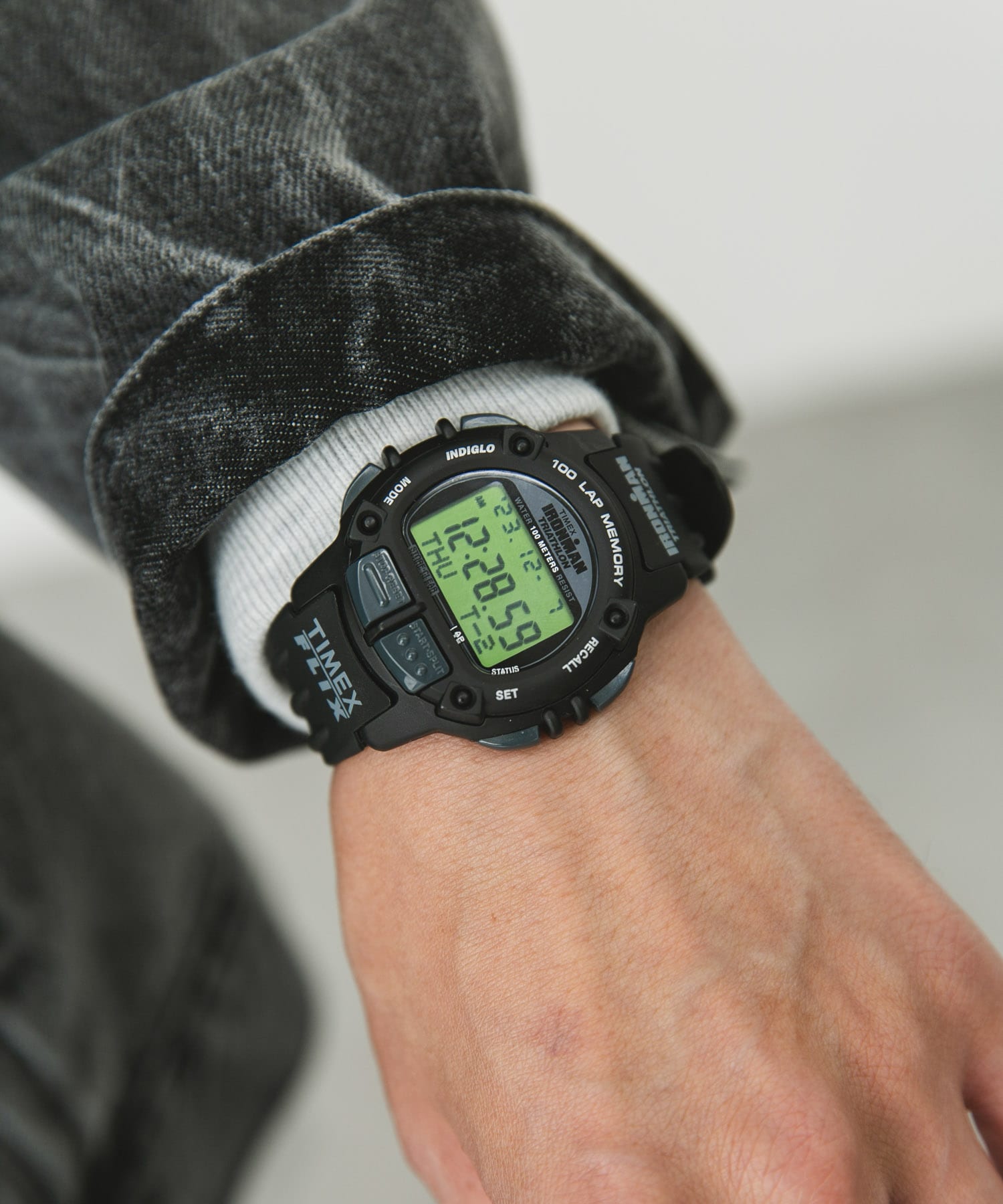 TIMEX　Exclusive IRONMANFlix100 Black one