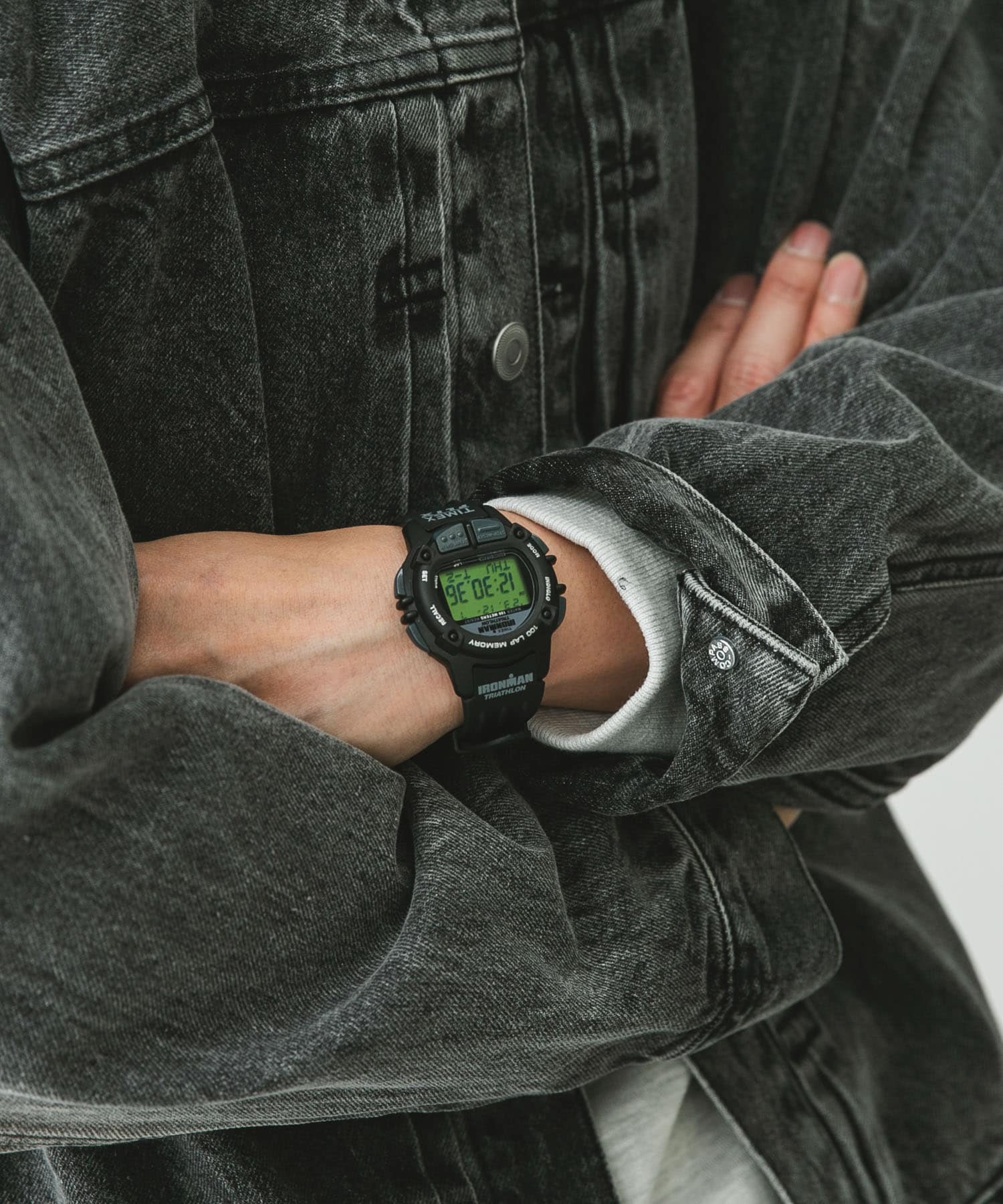 TIMEX　Exclusive IRONMANFlix100 Black one