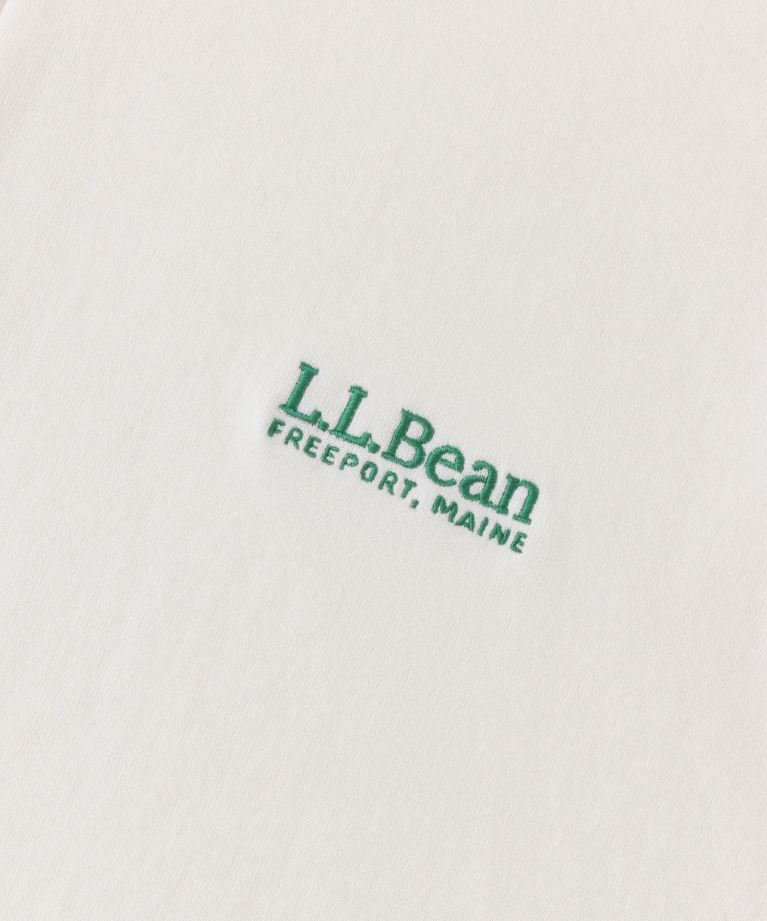 L.L.Bean　PortageFullZipHoodedSweat Ecru M