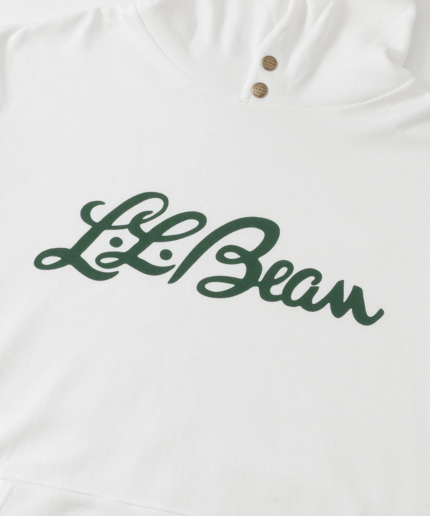 L.L.Bean　Portage Hooded Sweat White M