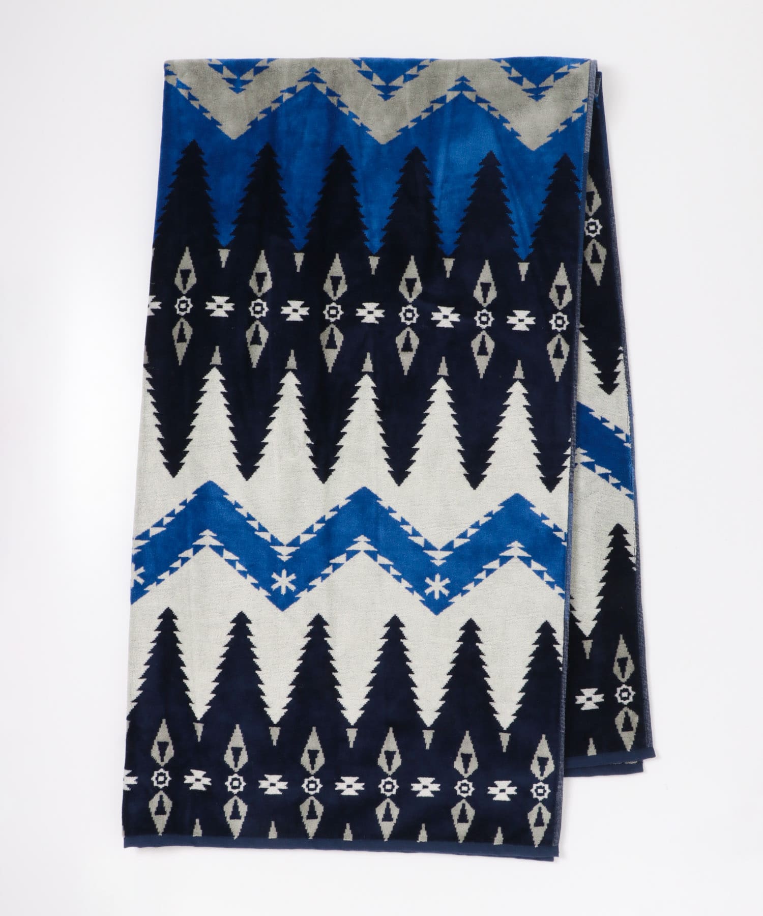 Snow Peak×PENDLETON　SP/PENDLETON TowelBlanket BLUE one