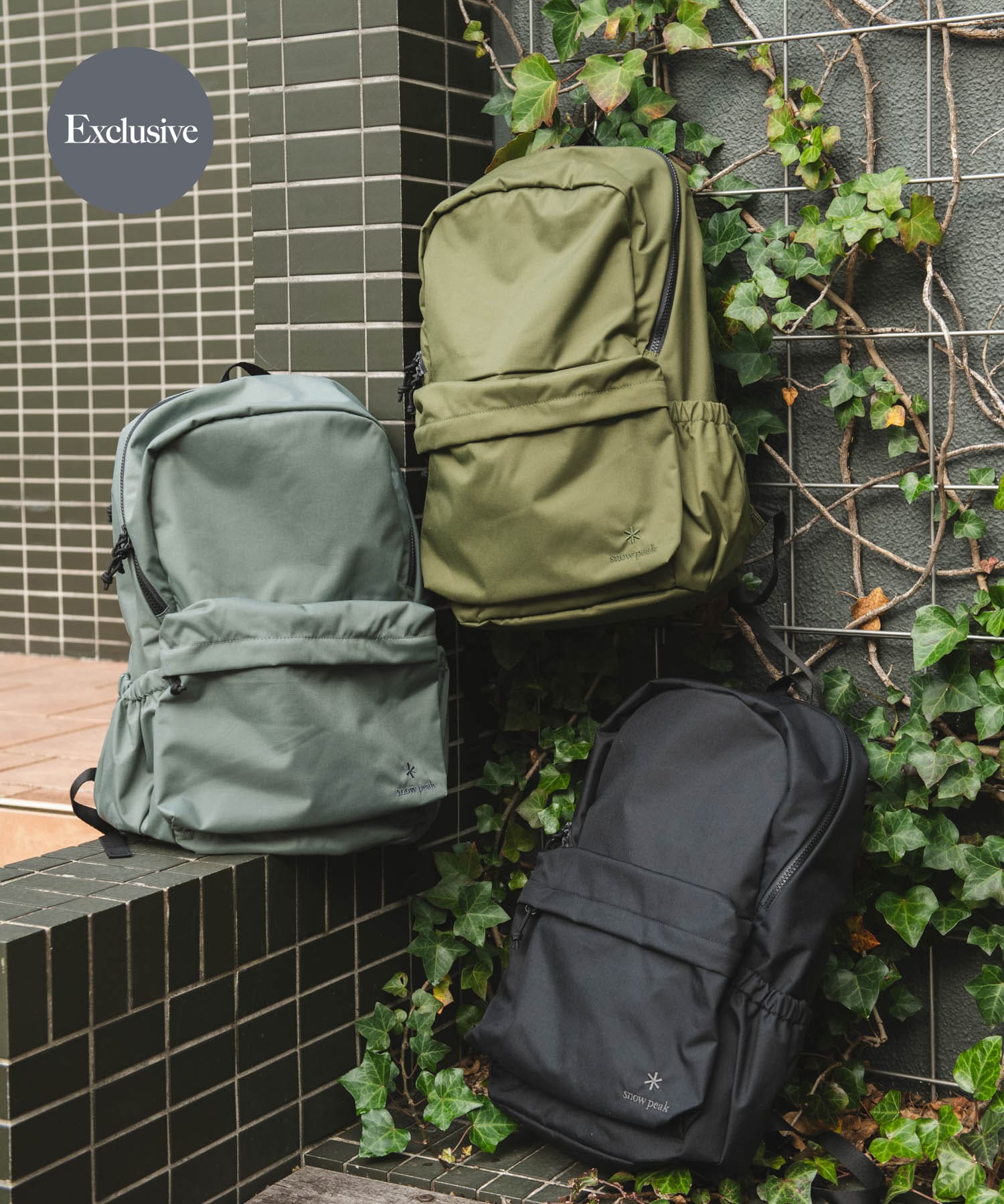 『別注』Snow Peak Apparel×DOORS　Everyday Use Backpack Black one