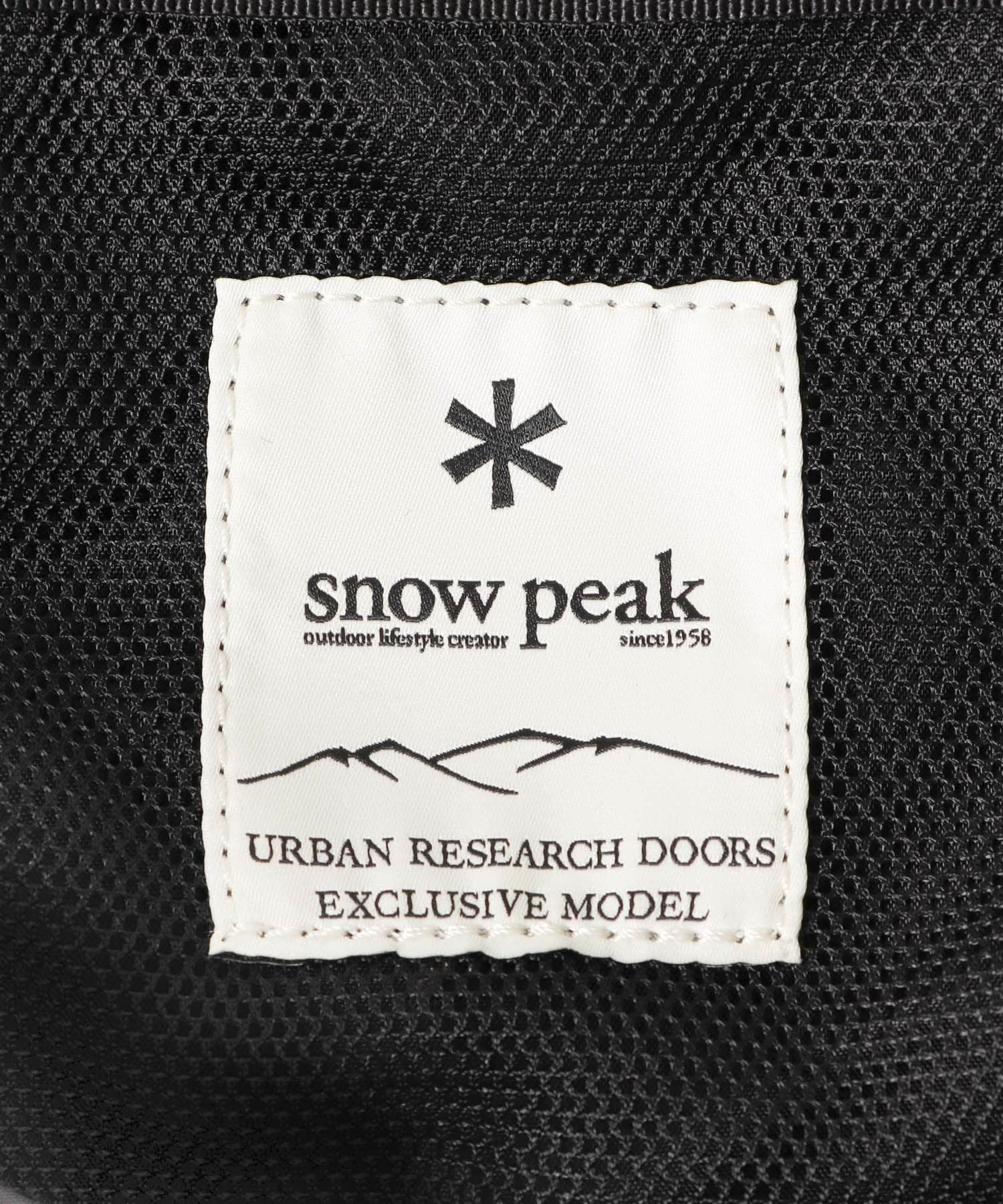 『別注』Snow Peak Apparel×DOORS　Everyday Use Backpack Black one