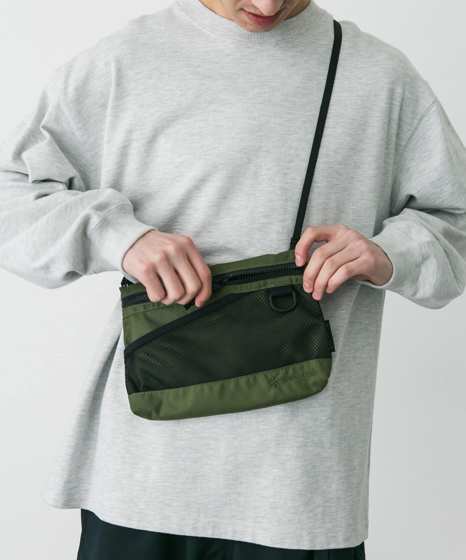 『別注』Snow Peak Apparel×DOORS　Everyday Use Sacoche Olive one
