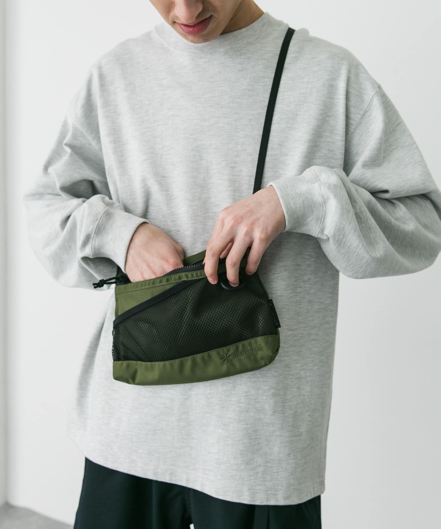 『別注』Snow Peak Apparel×DOORS　Everyday Use Sacoche Olive one
