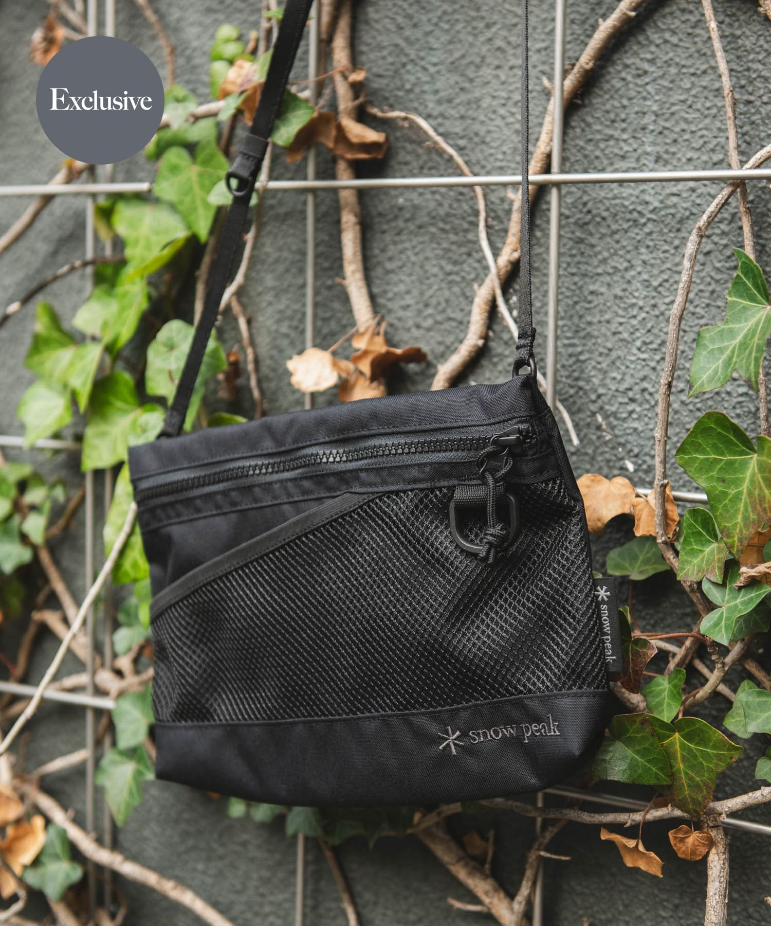 『別注』Snow Peak Apparel×DOORS　Everyday Use Sacoche Black one