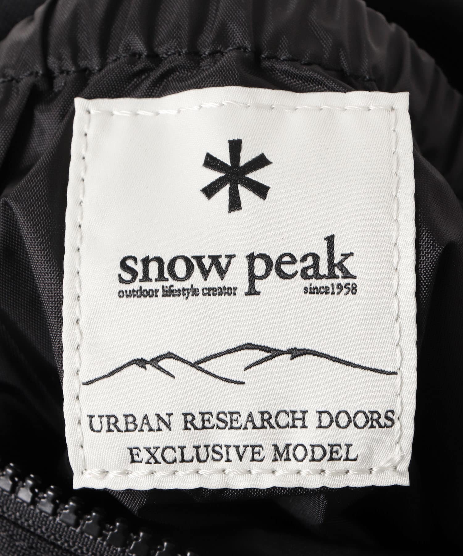 『別注』Snow Peak Apparel×DOORS　Everyday Use Sacoche Black one