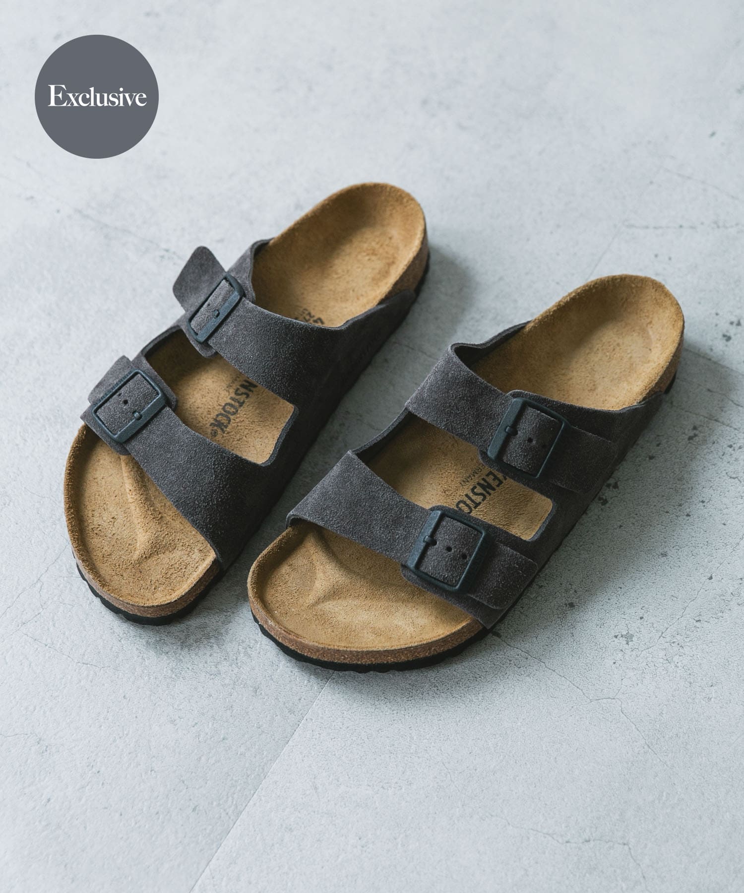 BIRKENSTOCK　ExclusiveArizona(Regular) VelvetGrey 39
