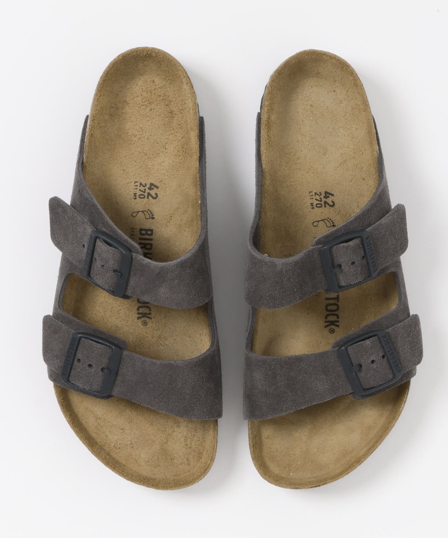 BIRKENSTOCK　ExclusiveArizona(Regular) VelvetGrey 39