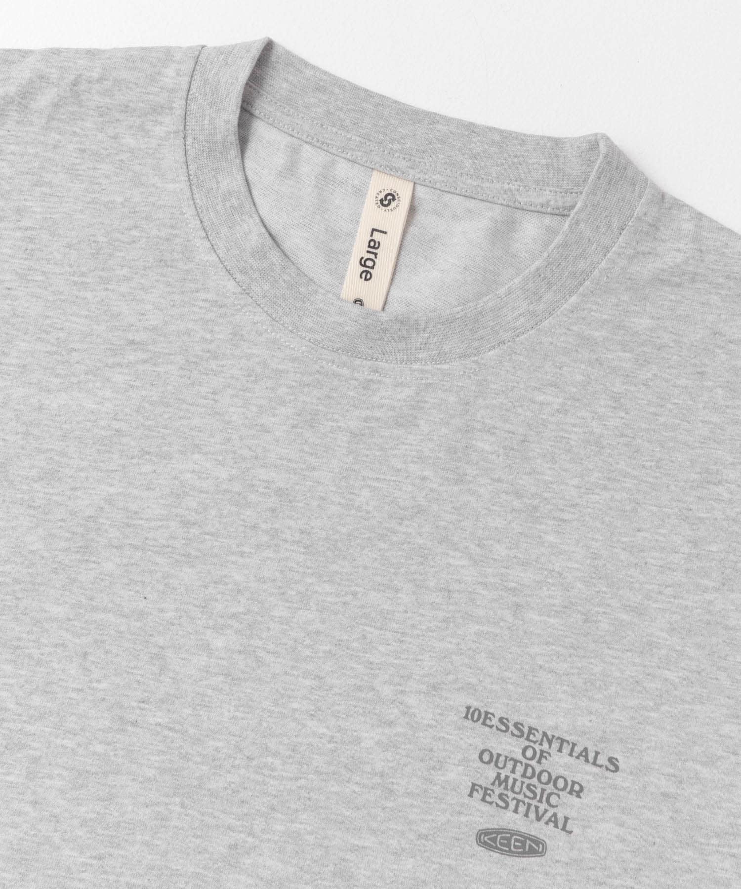 『別注』KEEN×DOORS　OC/RP10ESSENTIALS T-SHIRTS ASH GREY M