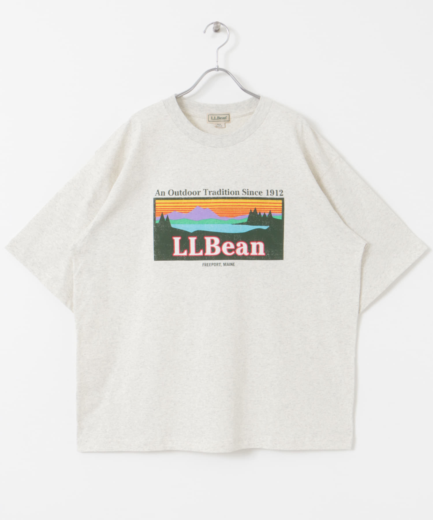 L.L.Bean　ShortSleeveKatahdinLogoT-shirts Birch M