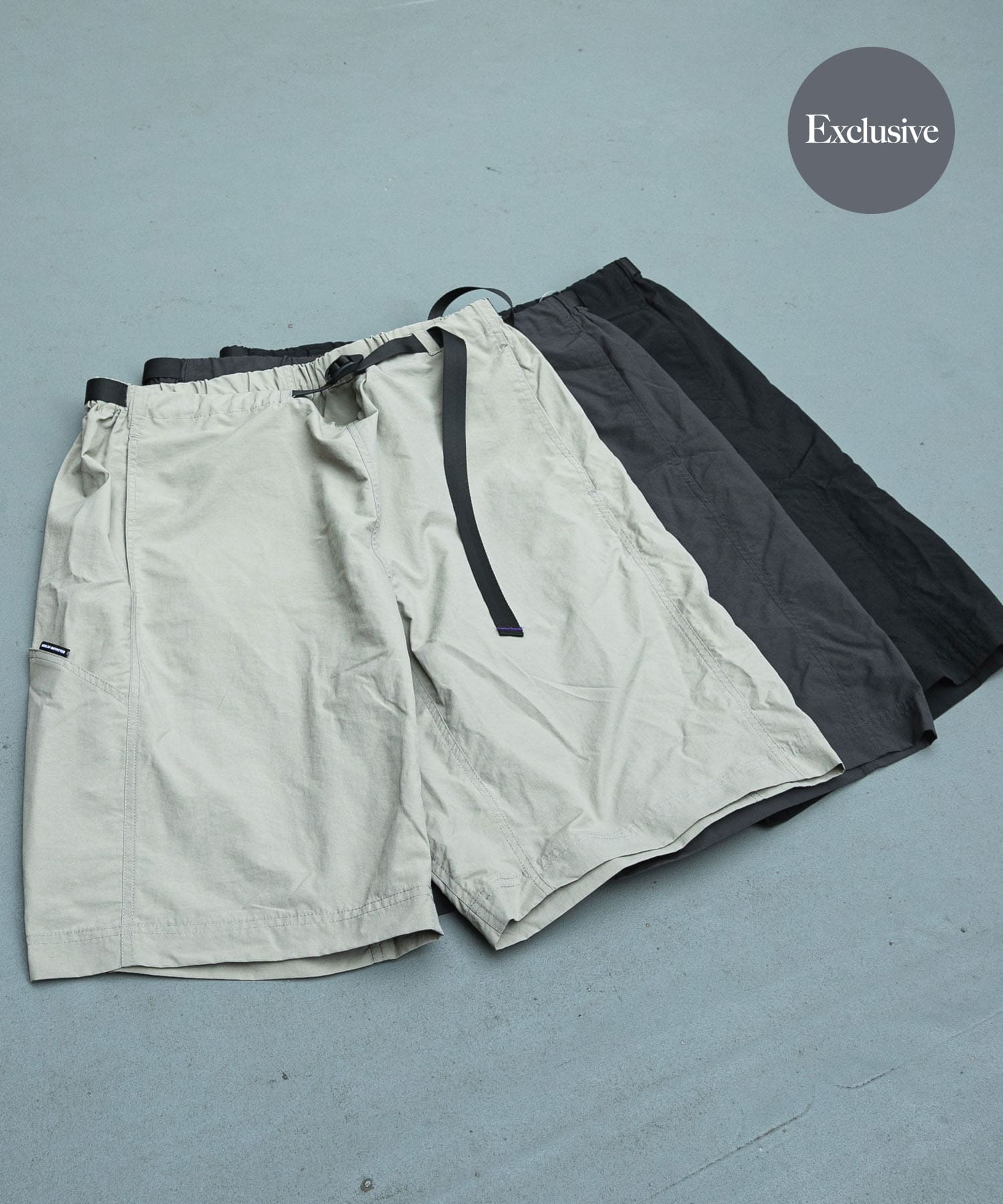 『別注』BURLAP OUTFITTER×DOORS　Supplex Nylon Shorts BRINDLE L