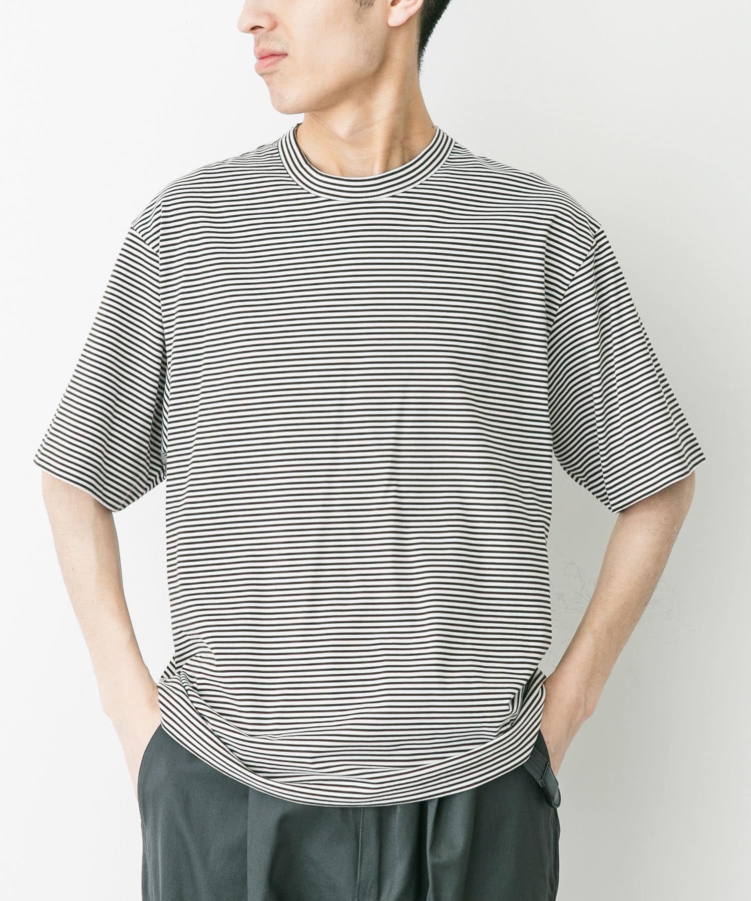 STILL BY HAND　Striped T-shirts