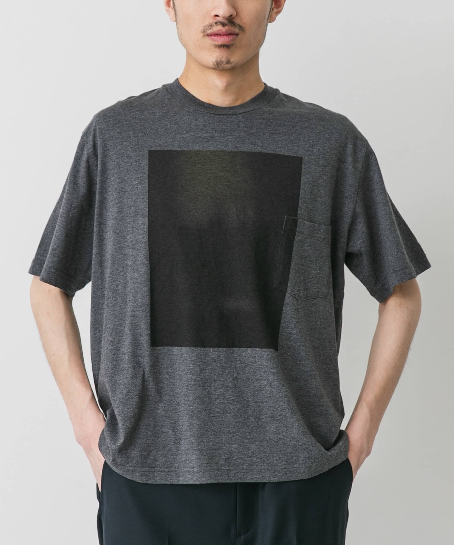 STILL BY HAND　フォトプリントポケットTシャツ