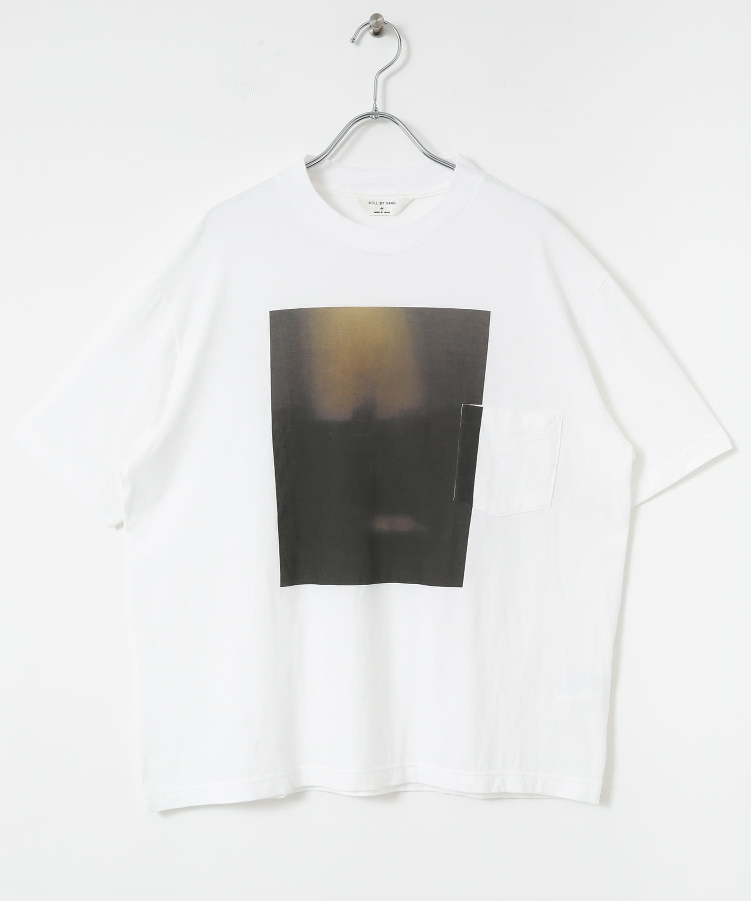 STILL BY HAND フォトプリントポケットTシャツ(46 WHITE): トップス