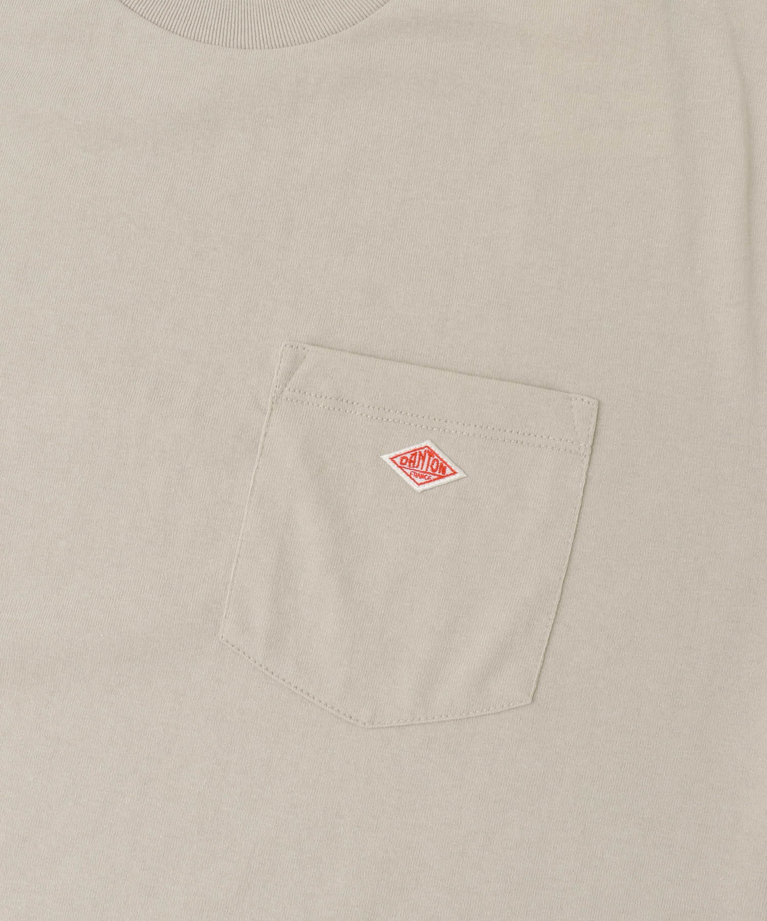 DANTON　POCKET T-SHIRTS GREIGE M