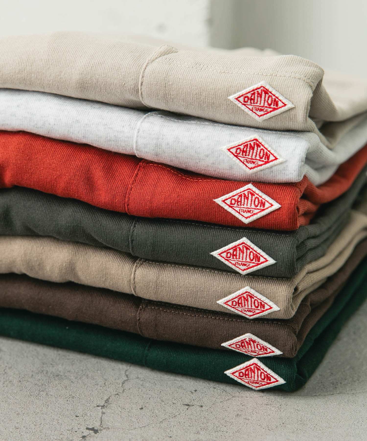 DANTON　POCKET T-SHIRTS H.WHITE M