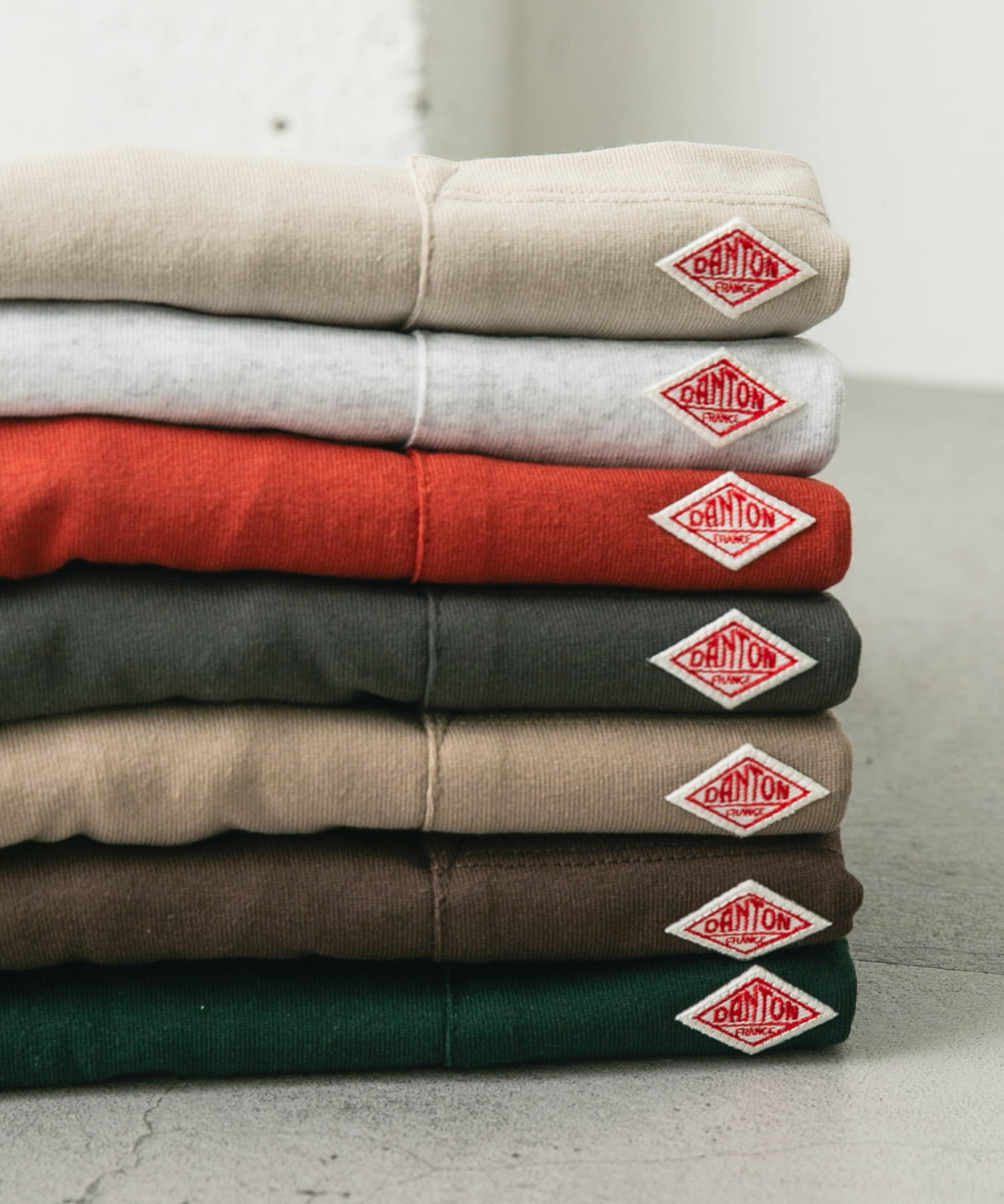 DANTON　POCKET T-SHIRTS H.WHITE M