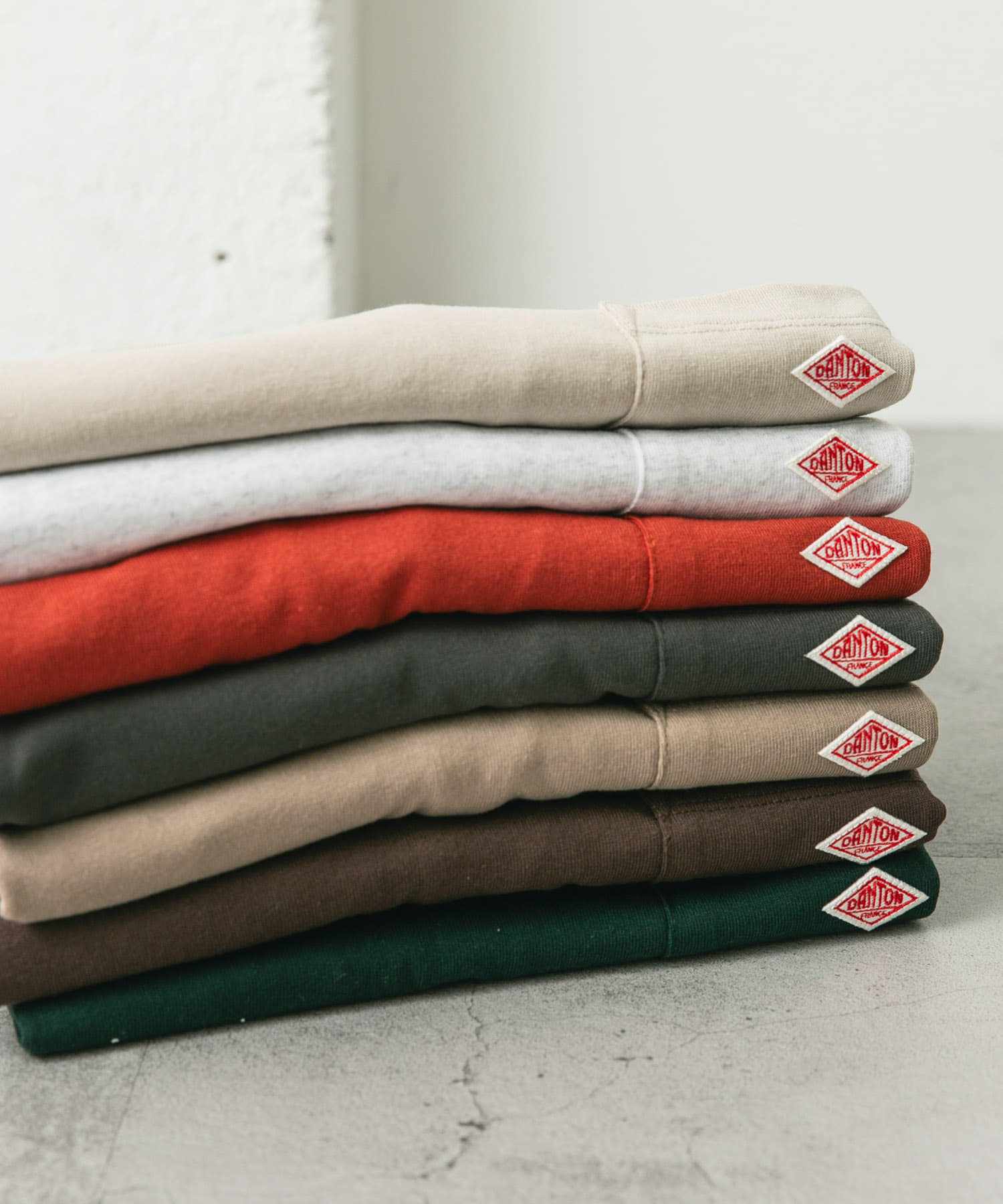 DANTON　POCKET T-SHIRTS H.WHITE M