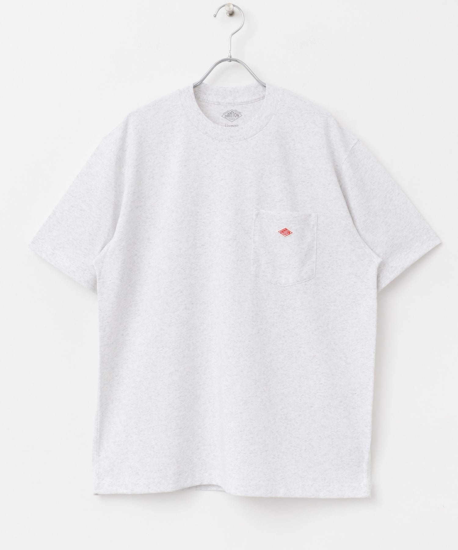 DANTON　POCKET T-SHIRTS H.WHITE M