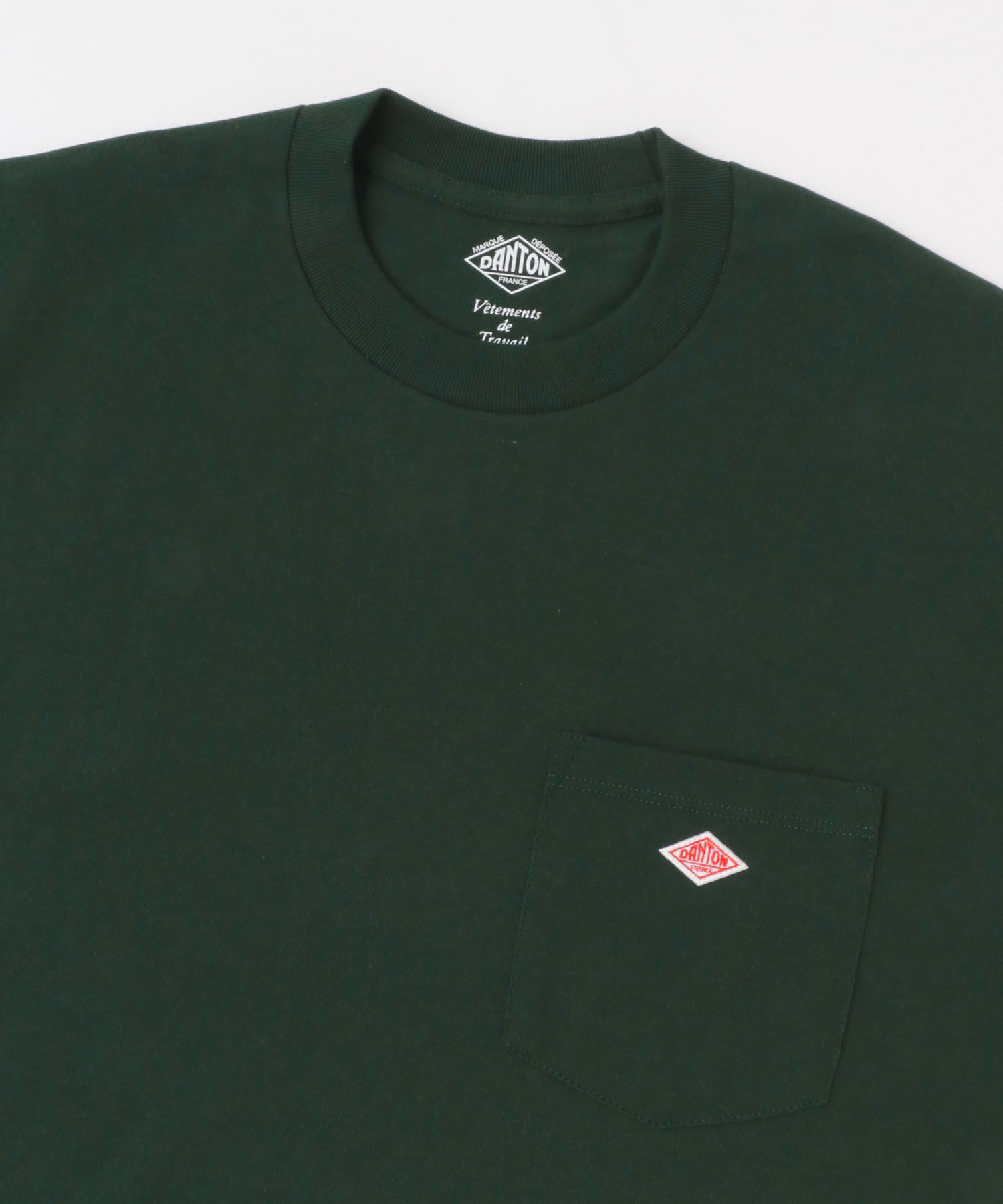 DANTON　POCKET T-SHIRTS DARK GREEN M