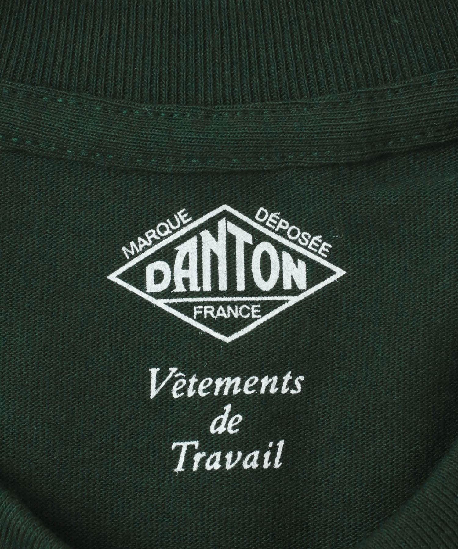 DANTON　POCKET T-SHIRTS DARK GREEN M